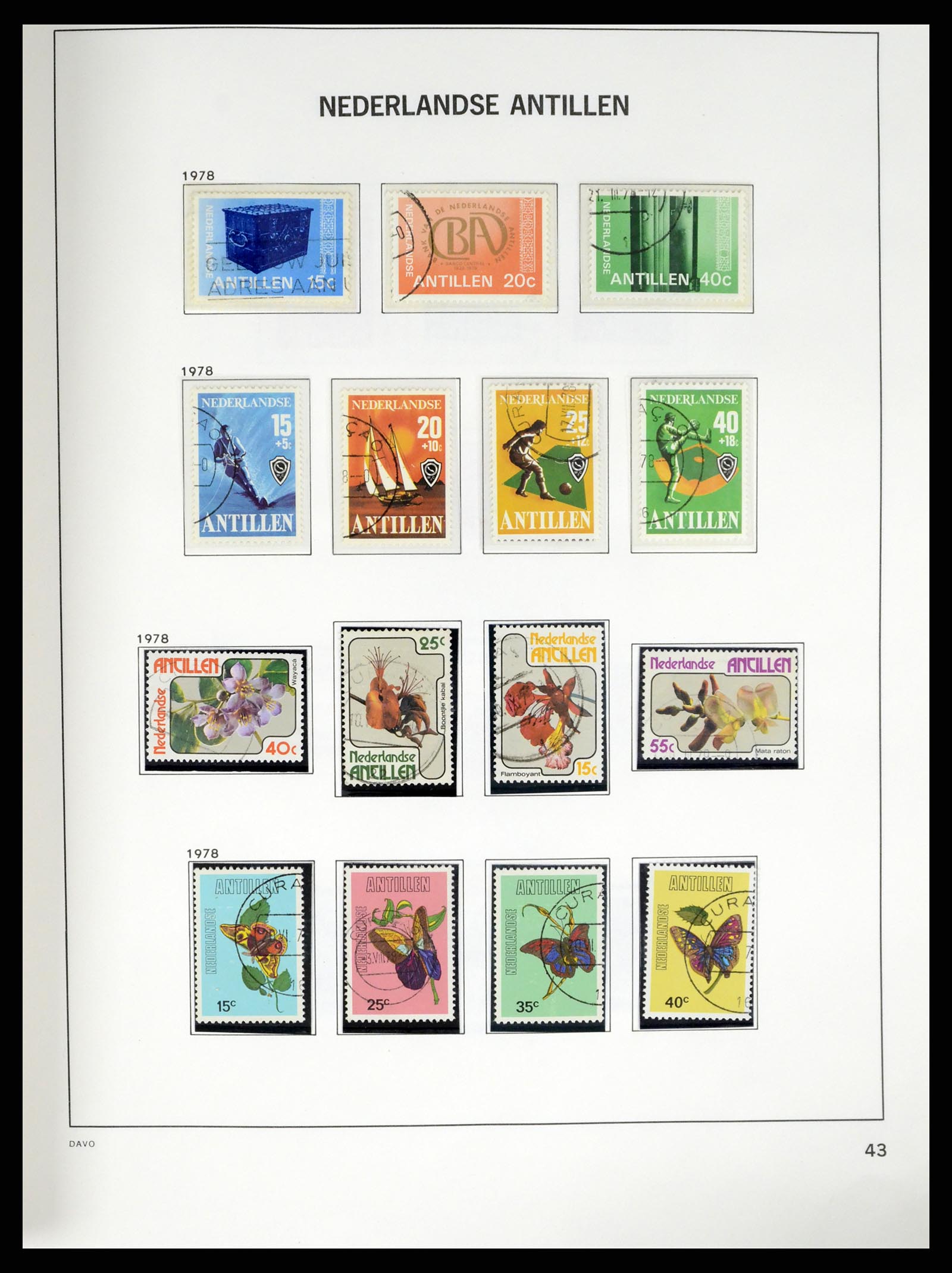 37453 087 - Postzegelverzameling 37453 Overzeese Gebiedsdelen 1873-1988.