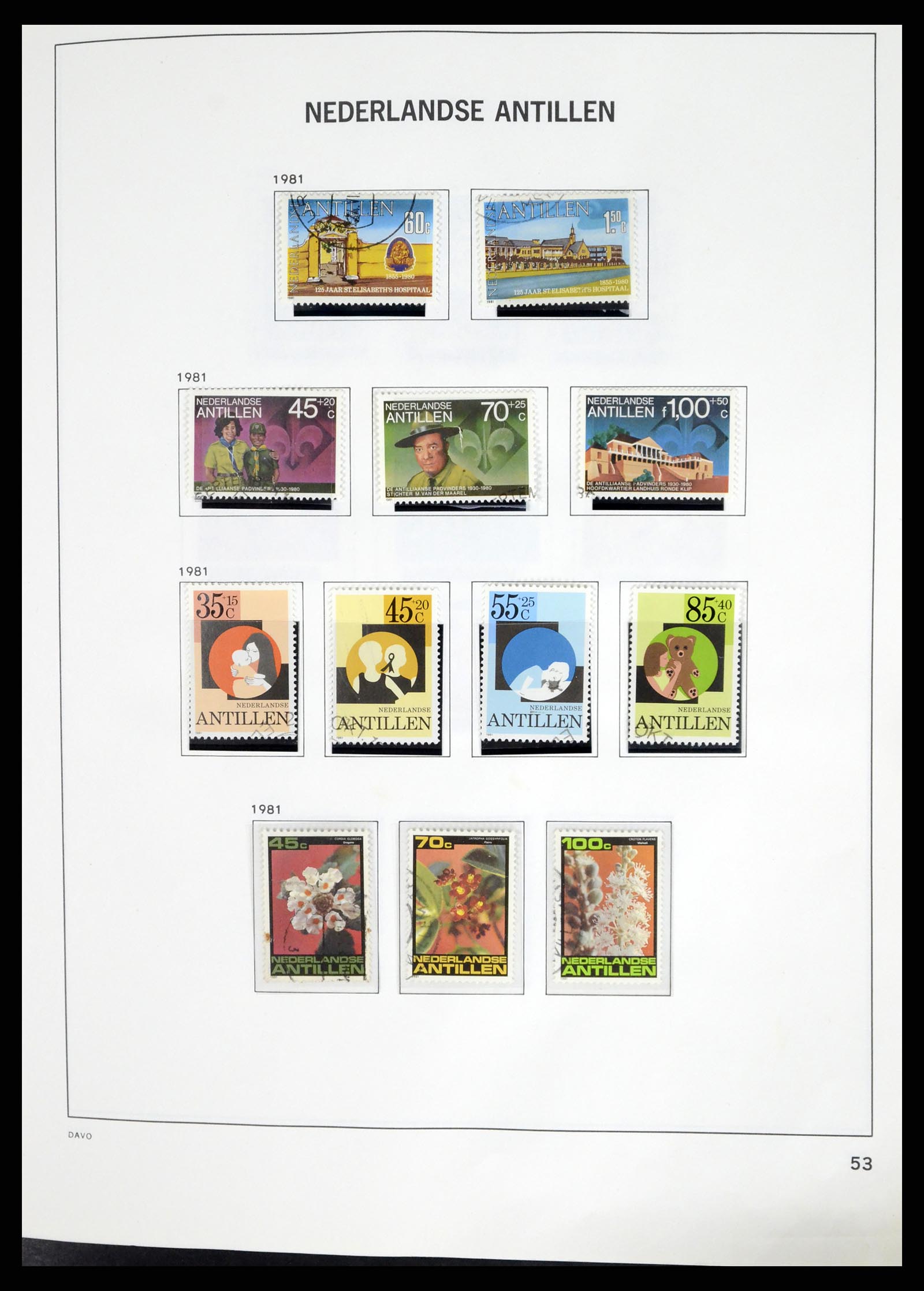 37453 097 - Postzegelverzameling 37453 Overzeese Gebiedsdelen 1873-1988.