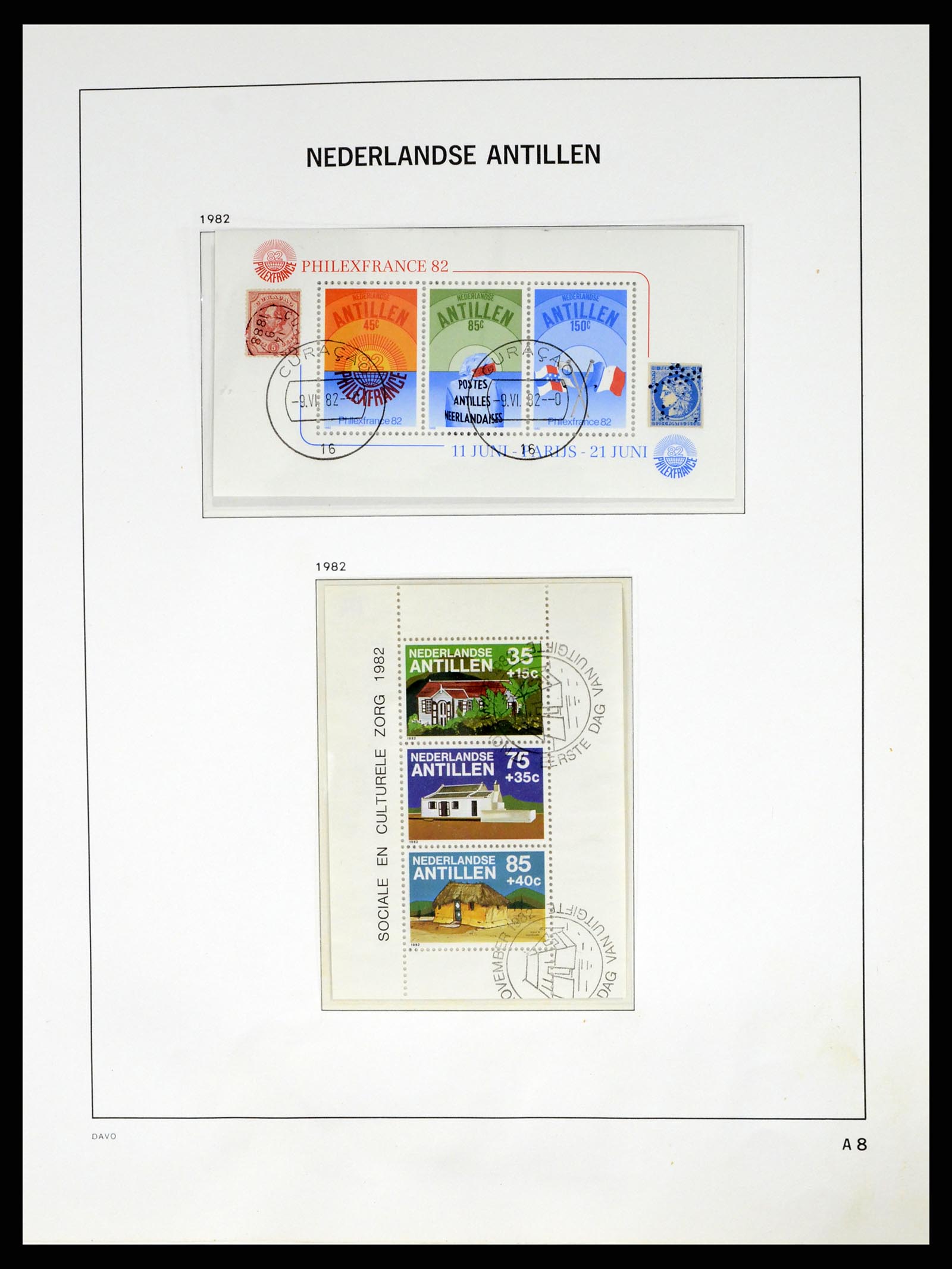 37453 125 - Postzegelverzameling 37453 Overzeese Gebiedsdelen 1873-1988.