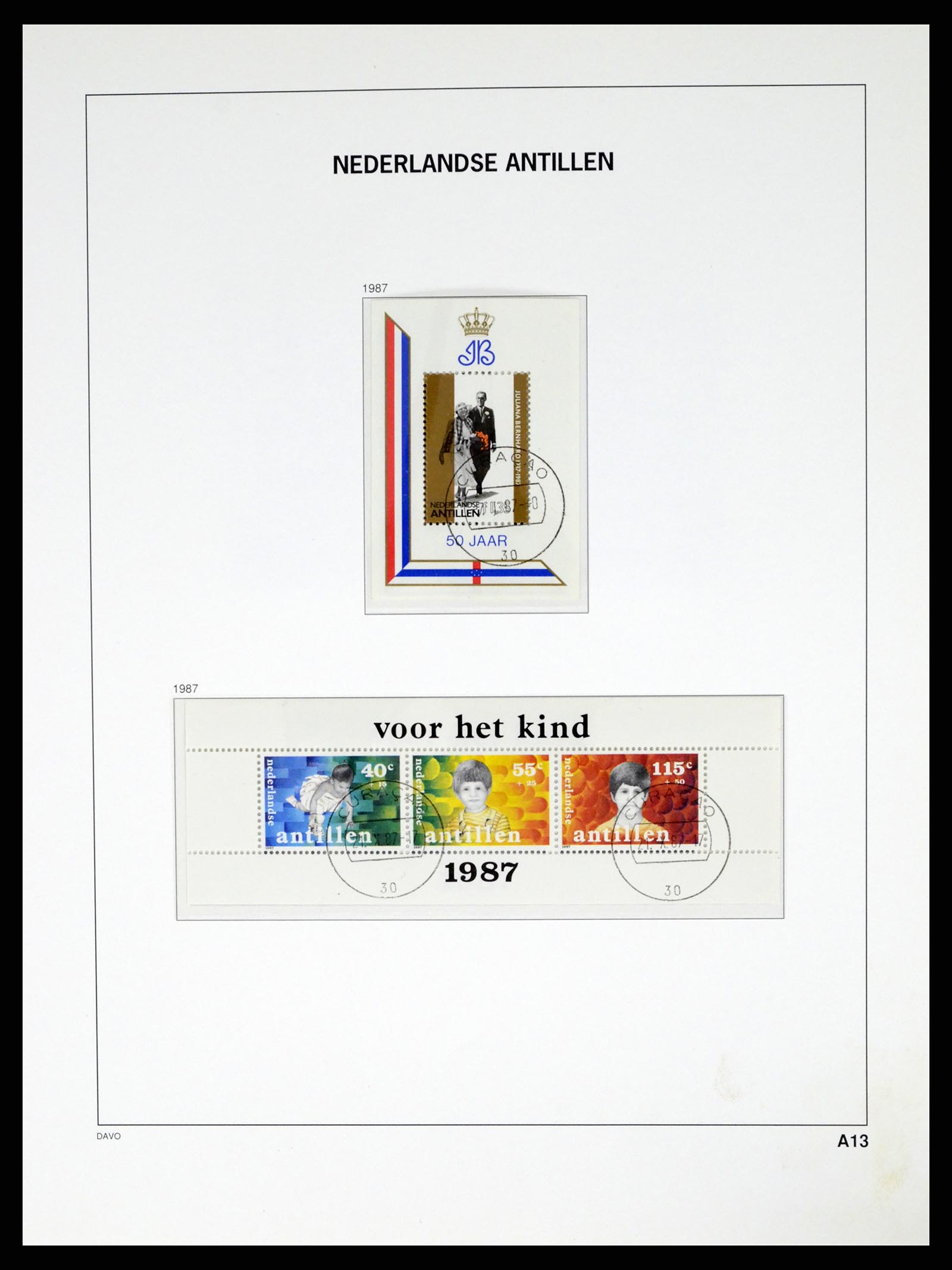 37453 130 - Postzegelverzameling 37453 Overzeese Gebiedsdelen 1873-1988.
