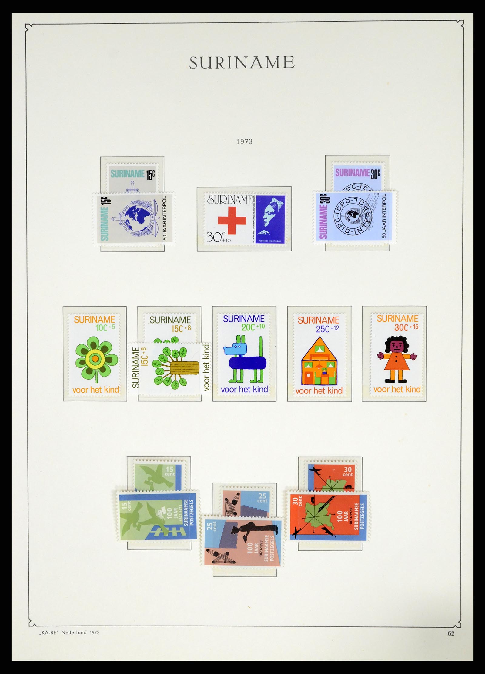37453 215 - Postzegelverzameling 37453 Overzeese Gebiedsdelen 1873-1988.