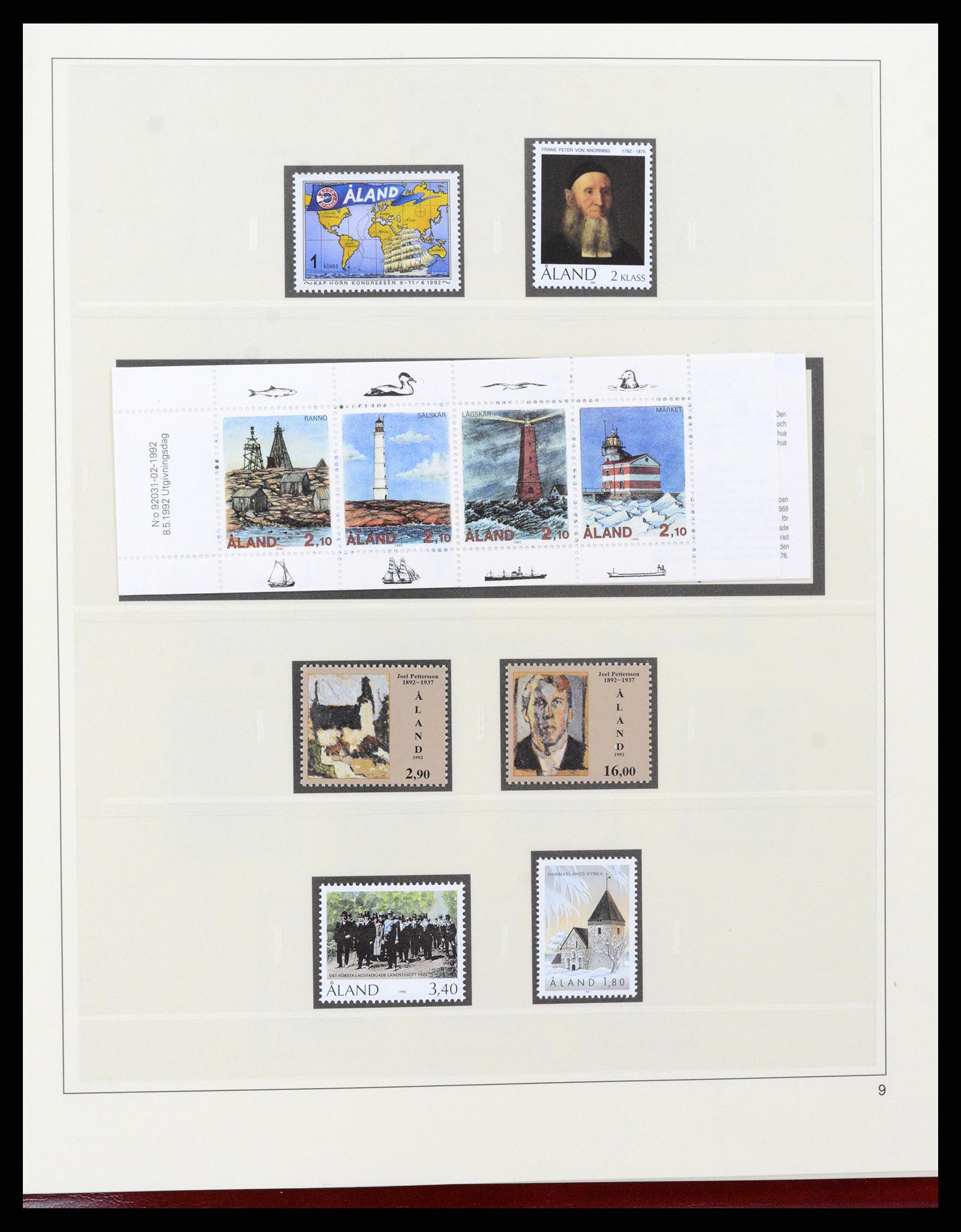 37457 009 - Stamp collection 37457 Aland 1984-2009.