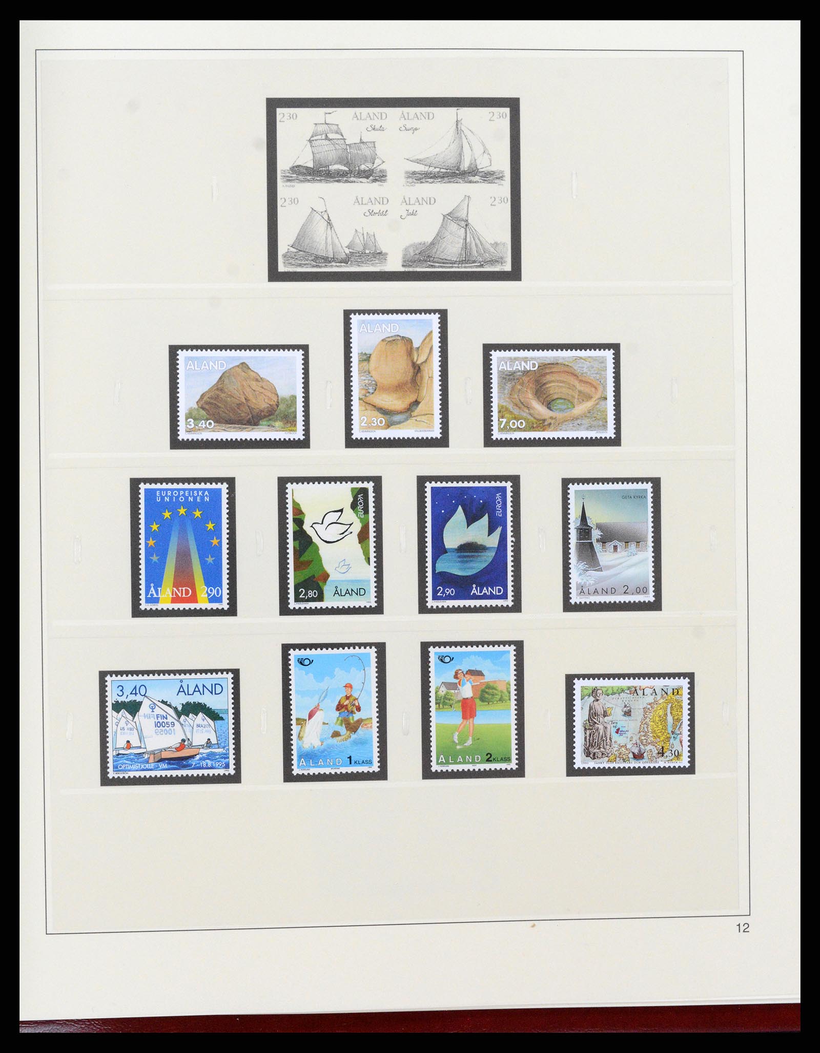 37457 012 - Postzegelverzameling 37457 Aland 1984-2009.
