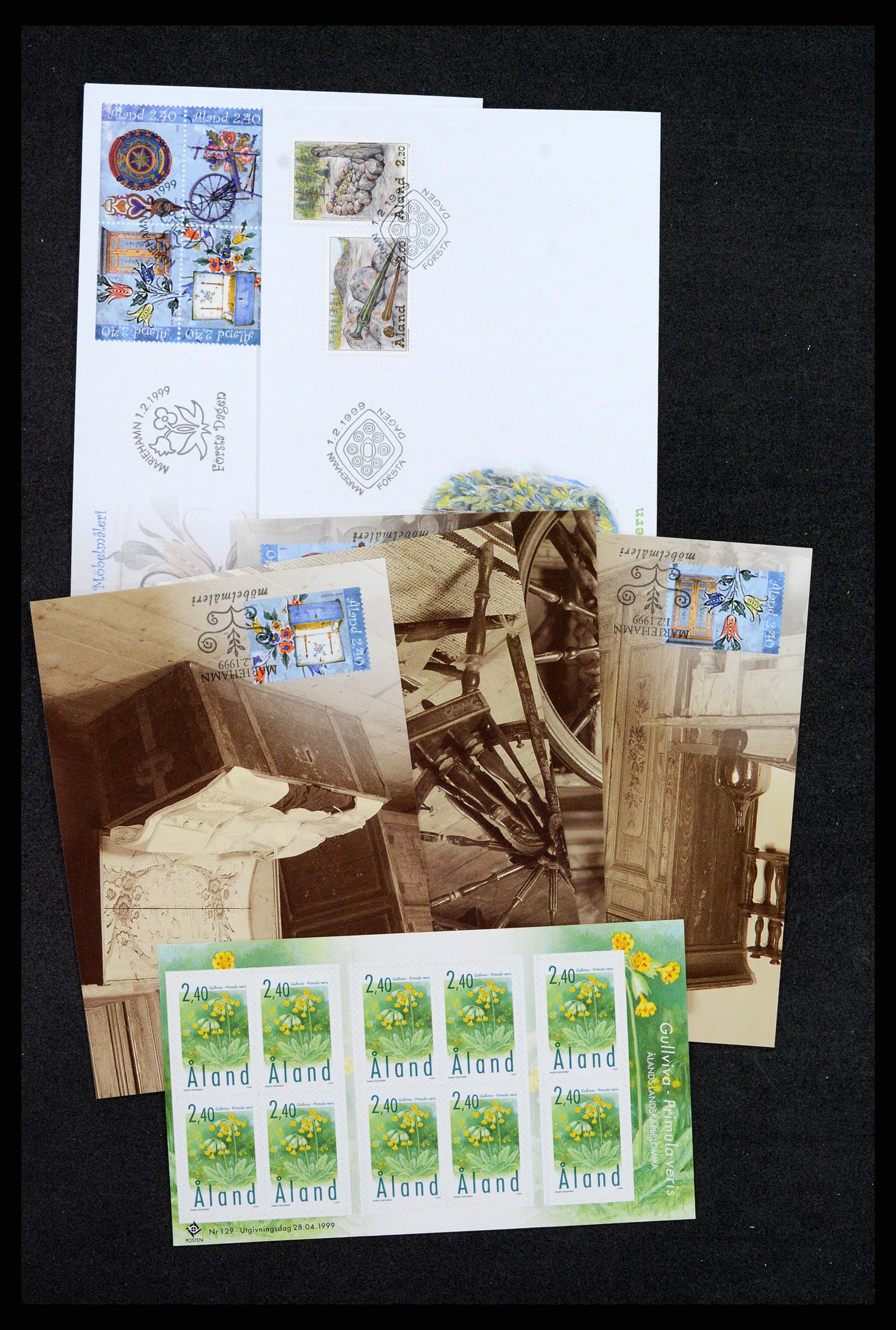 37457 041 - Stamp collection 37457 Aland 1984-2009.