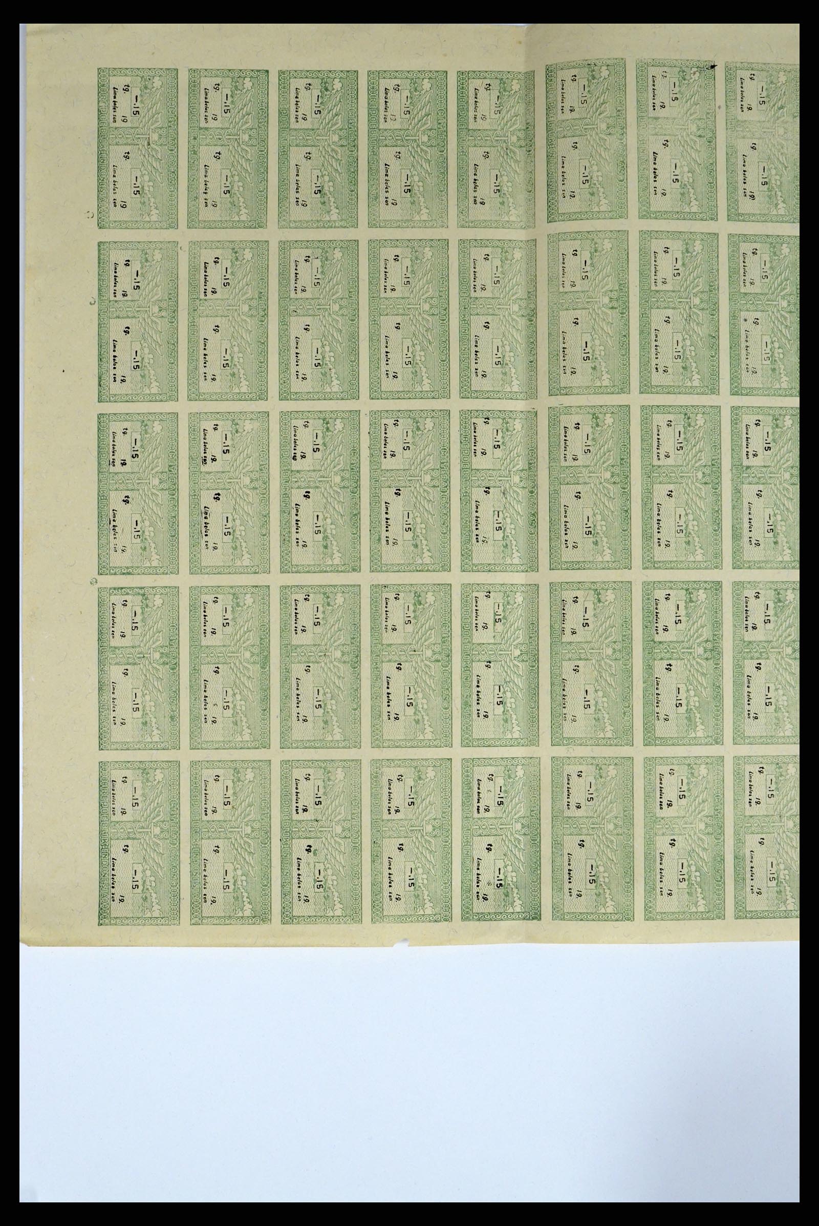 37460 021 - Postzegelverzameling 37460 Nederlands Indië stempels 1864-1948.