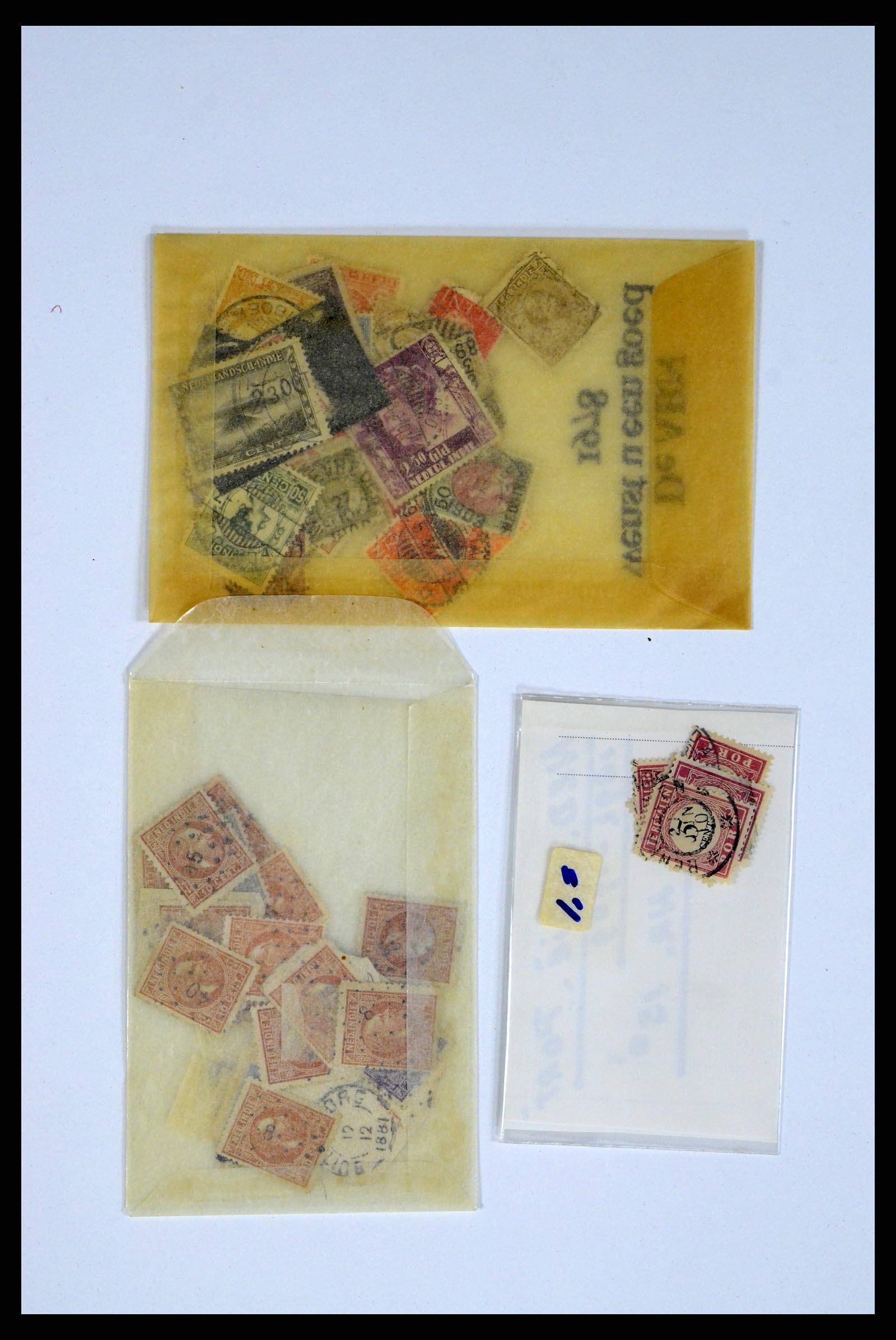 37460 046 - Postzegelverzameling 37460 Nederlands Indië stempels 1864-1948.