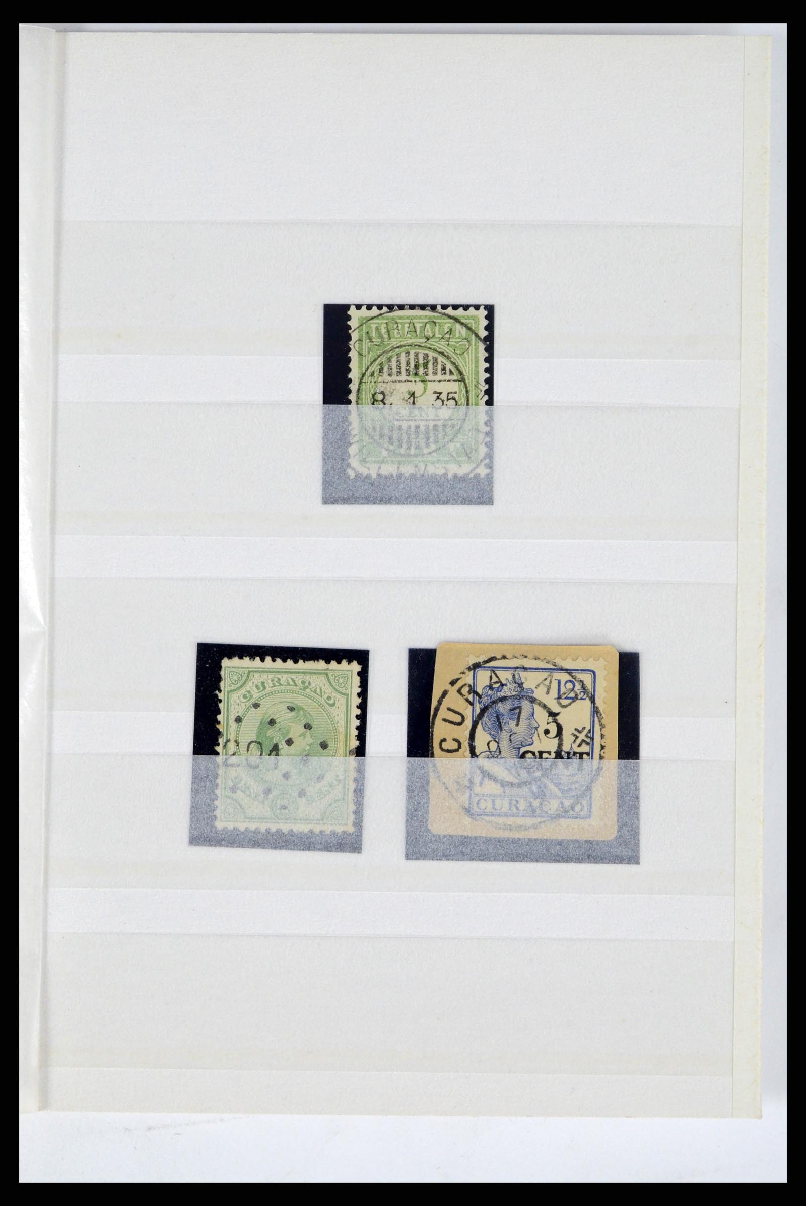 37460 055 - Postzegelverzameling 37460 Nederlands Indië stempels 1864-1948.