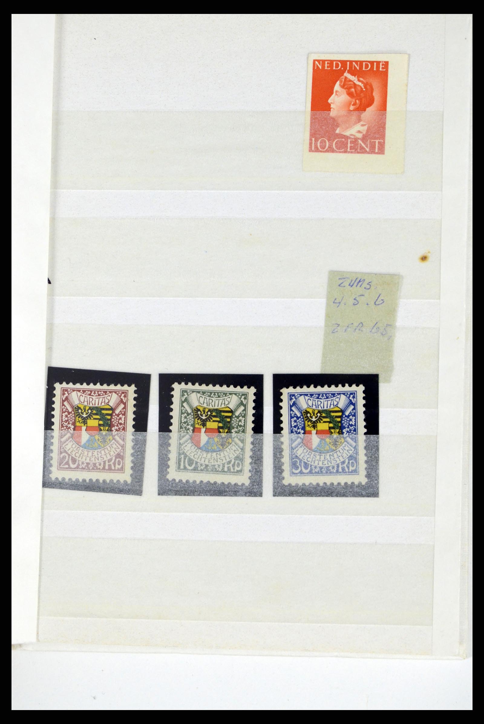 37460 056 - Postzegelverzameling 37460 Nederlands Indië stempels 1864-1948.