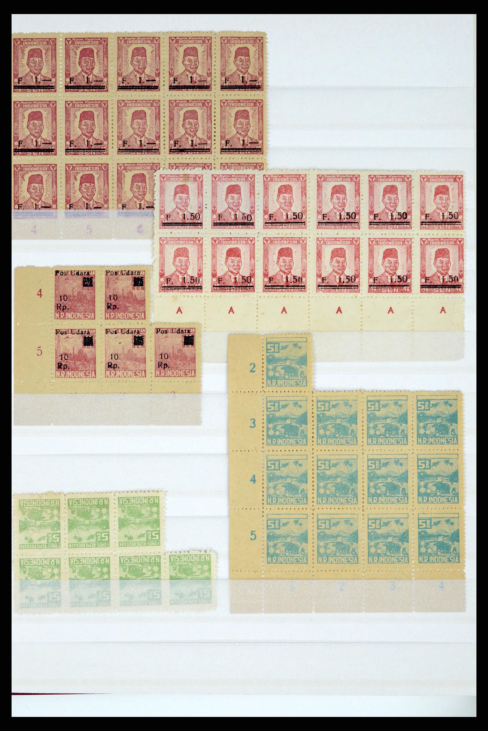 37460 130 - Postzegelverzameling 37460 Nederlands Indië stempels 1864-1948.