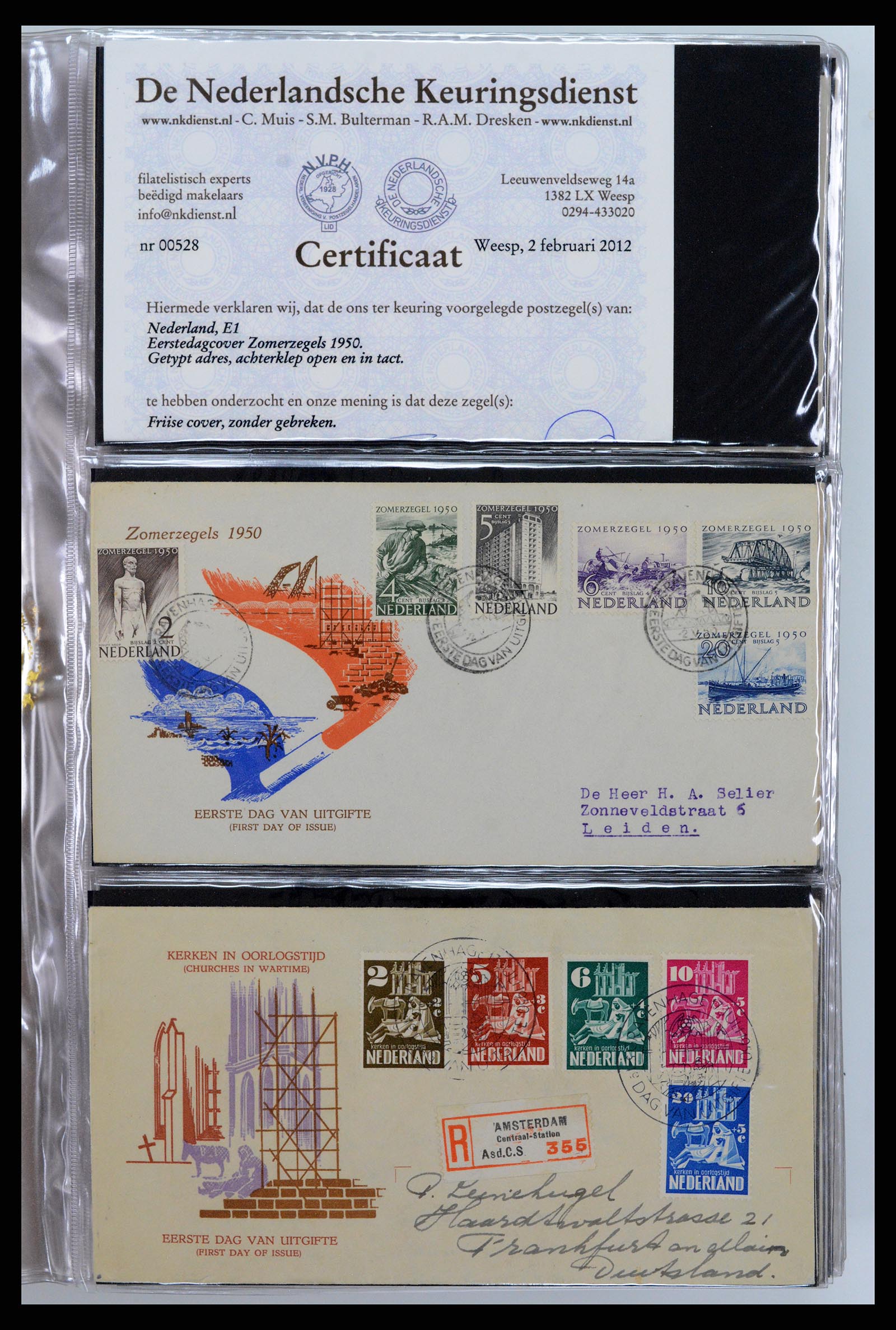 37461 001 - Postzegelverzameling 37461 Nederland FDC's 1950-2014.