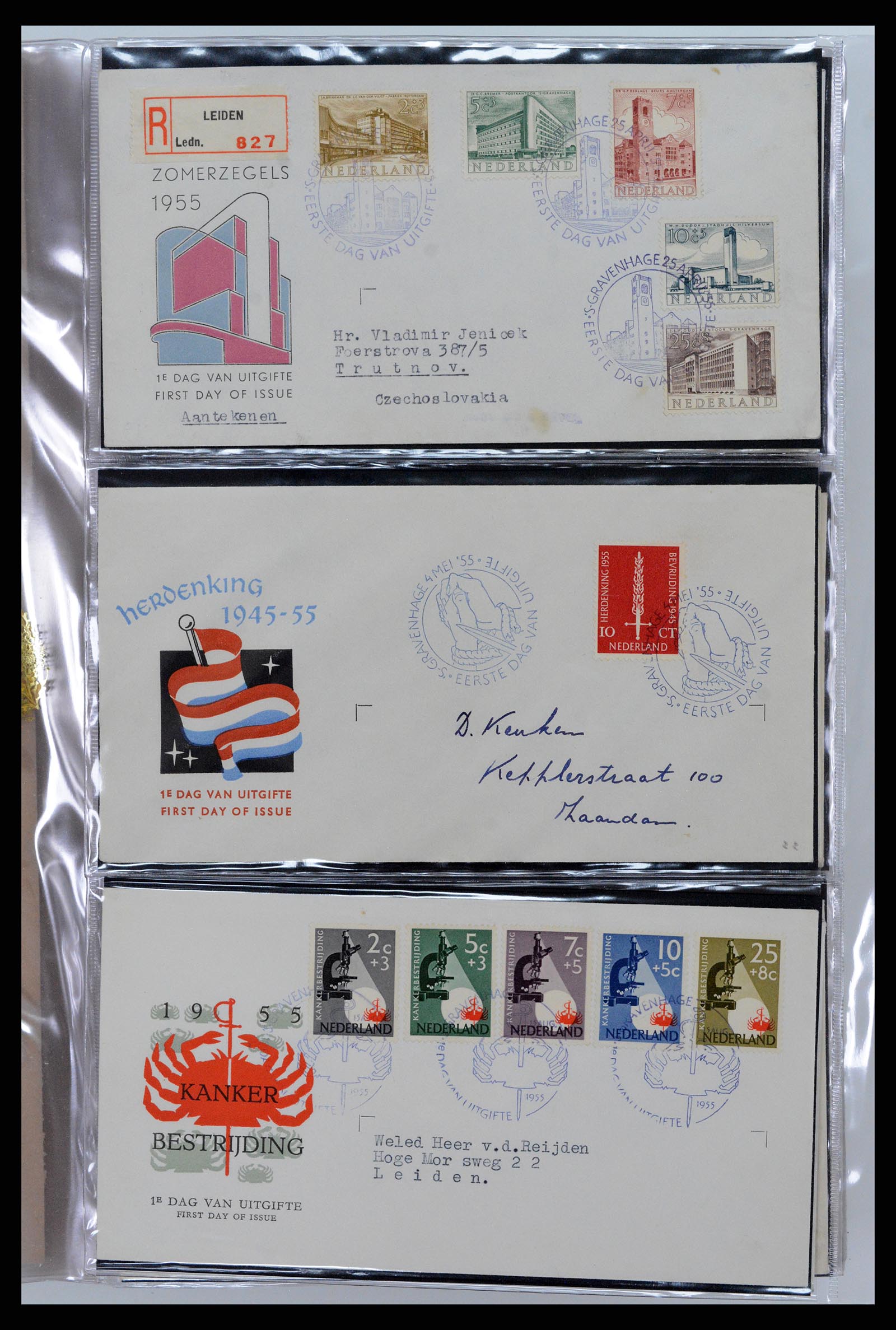 37461 008 - Postzegelverzameling 37461 Nederland FDC's 1950-2014.