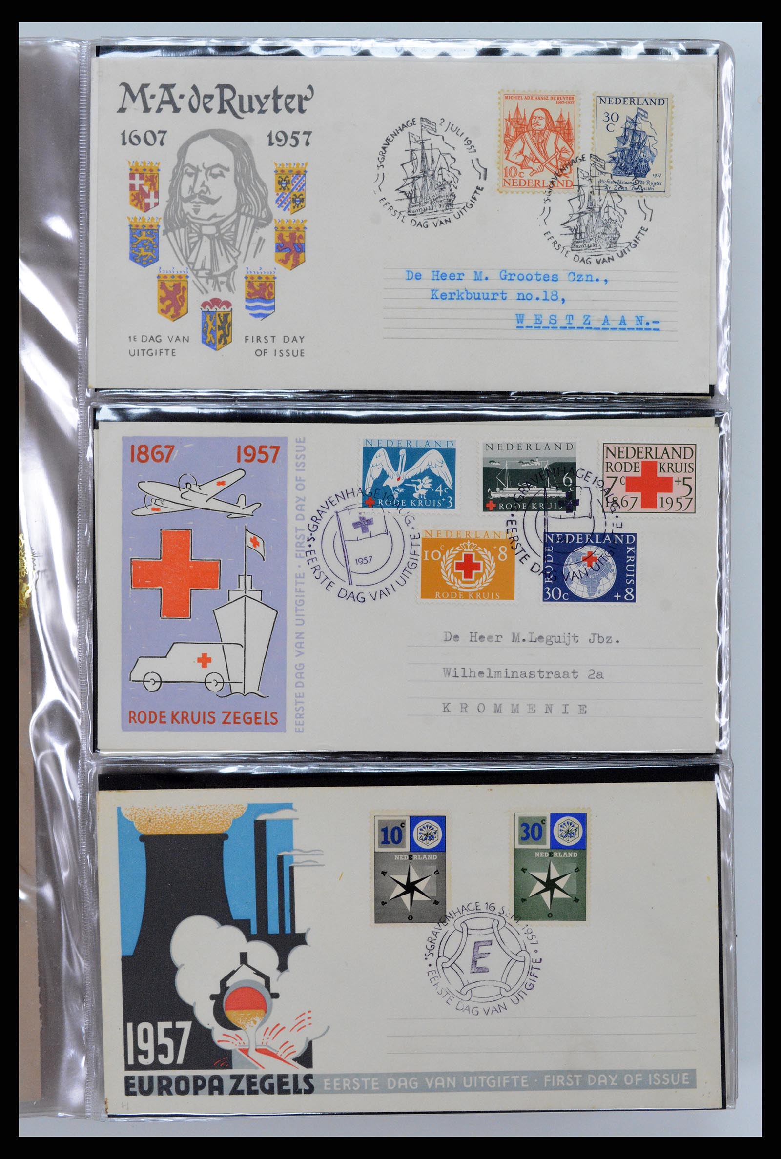 37461 011 - Postzegelverzameling 37461 Nederland FDC's 1950-2014.