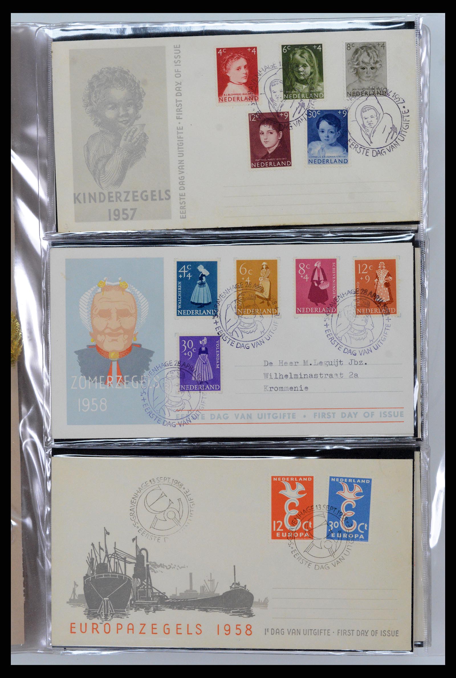 37461 012 - Postzegelverzameling 37461 Nederland FDC's 1950-2014.