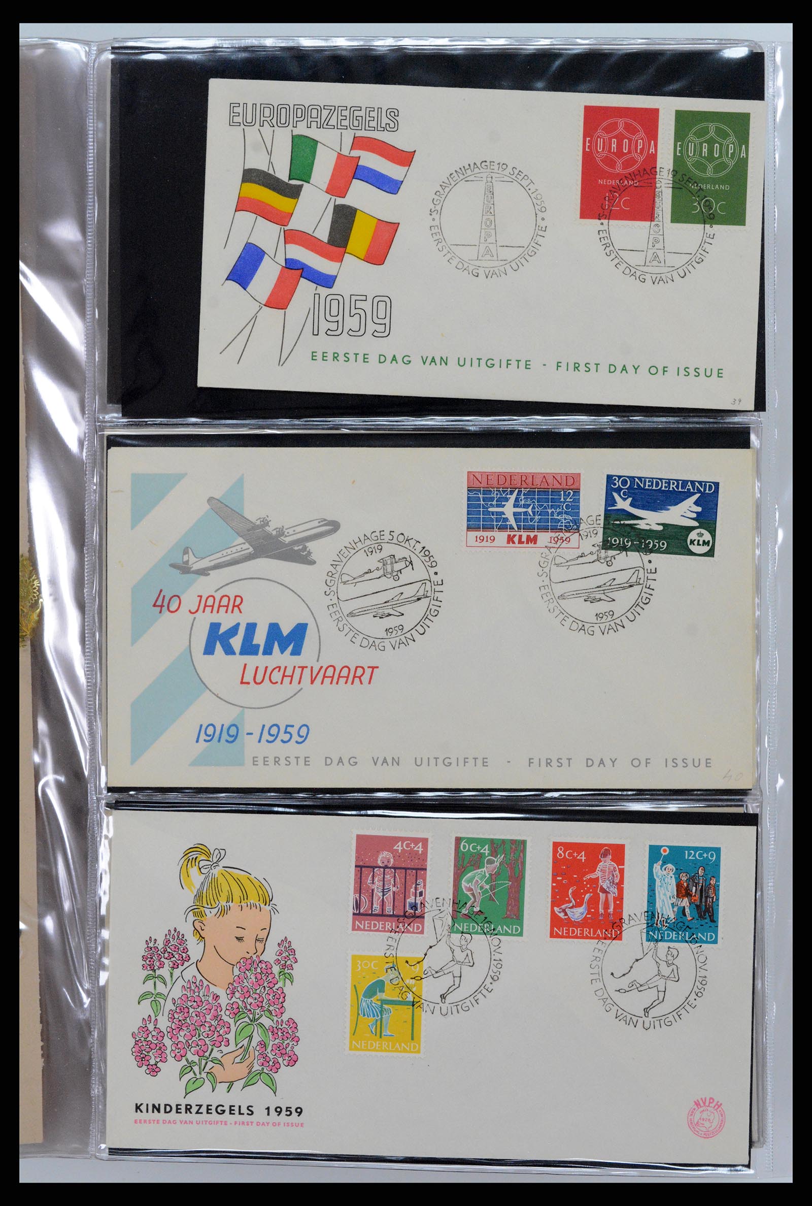 37461 014 - Postzegelverzameling 37461 Nederland FDC's 1950-2014.