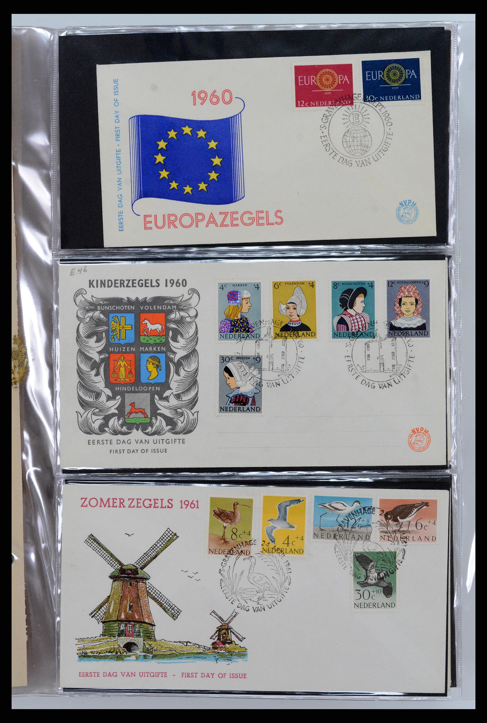 37461 016 - Stamp collection 37461 Netherlands FDC's 1950-2014.