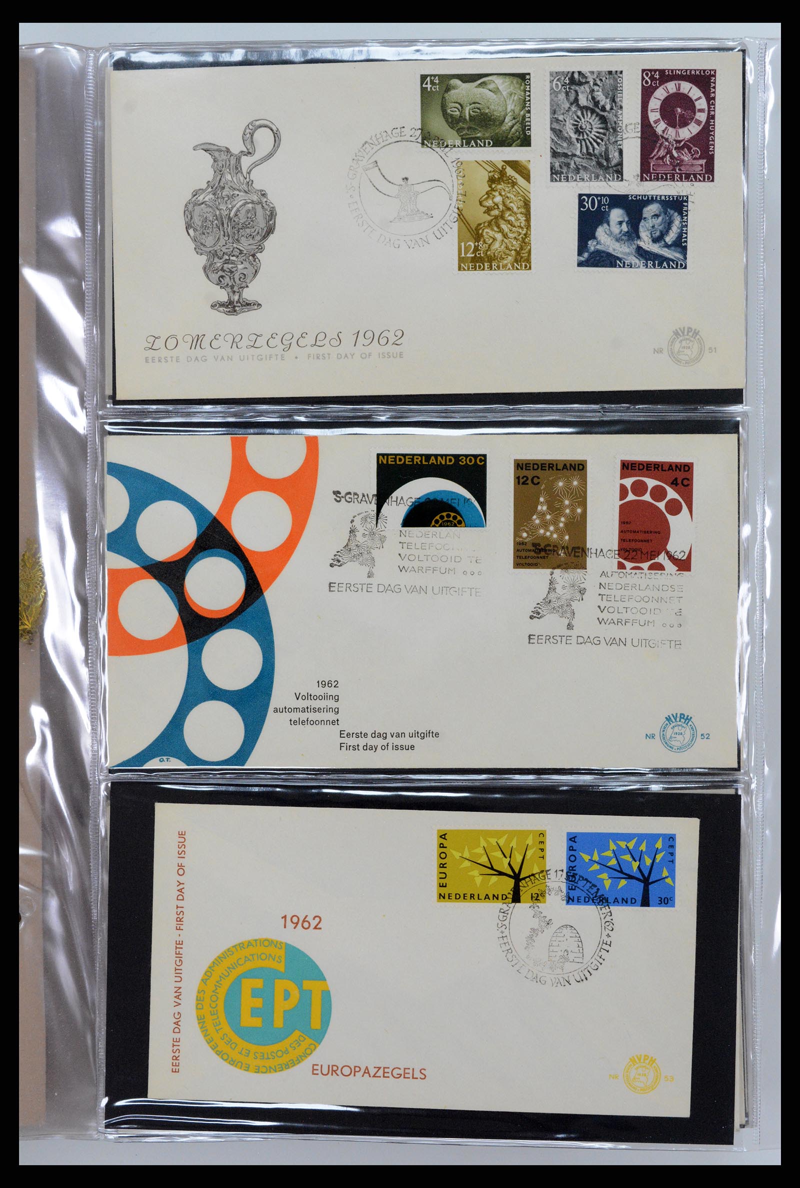 37461 018 - Postzegelverzameling 37461 Nederland FDC's 1950-2014.
