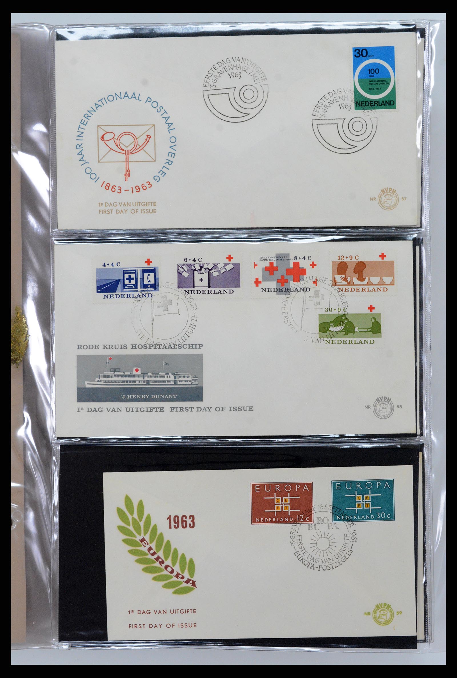 37461 020 - Postzegelverzameling 37461 Nederland FDC's 1950-2014.