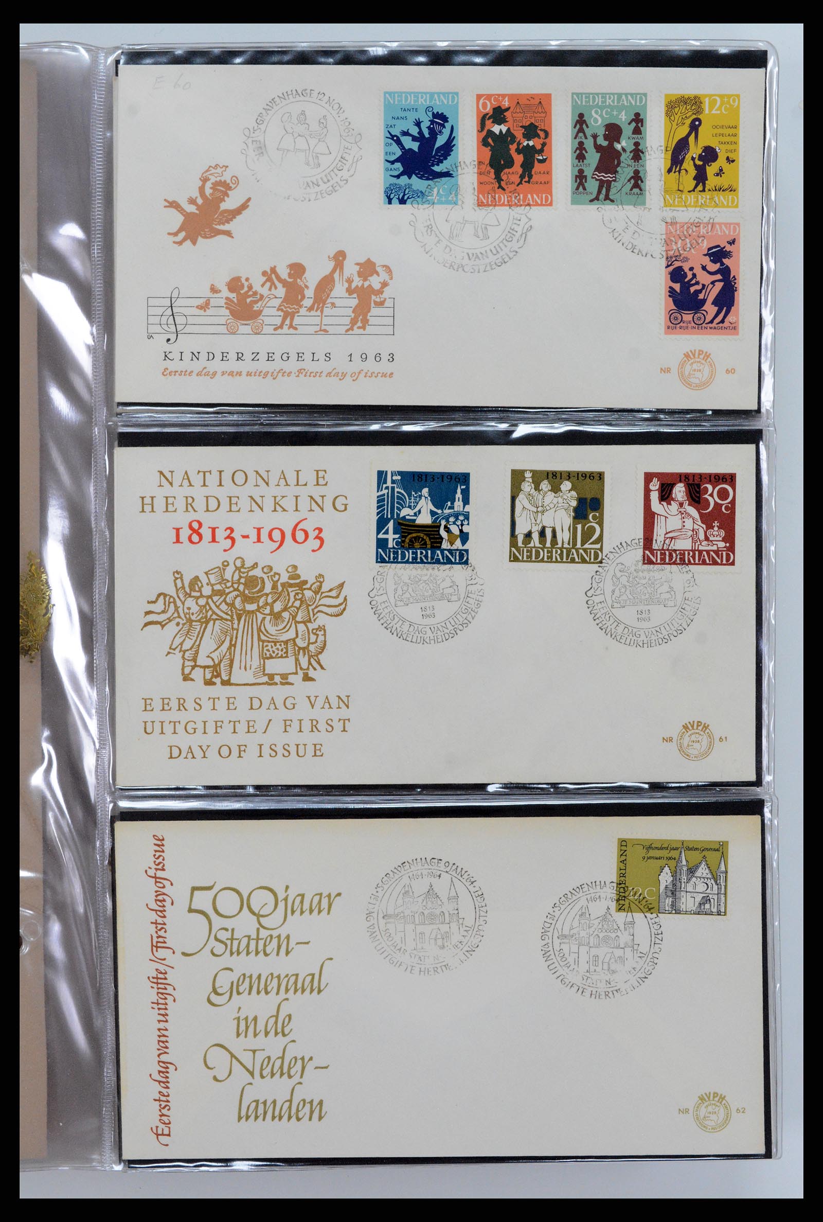 37461 021 - Postzegelverzameling 37461 Nederland FDC's 1950-2014.