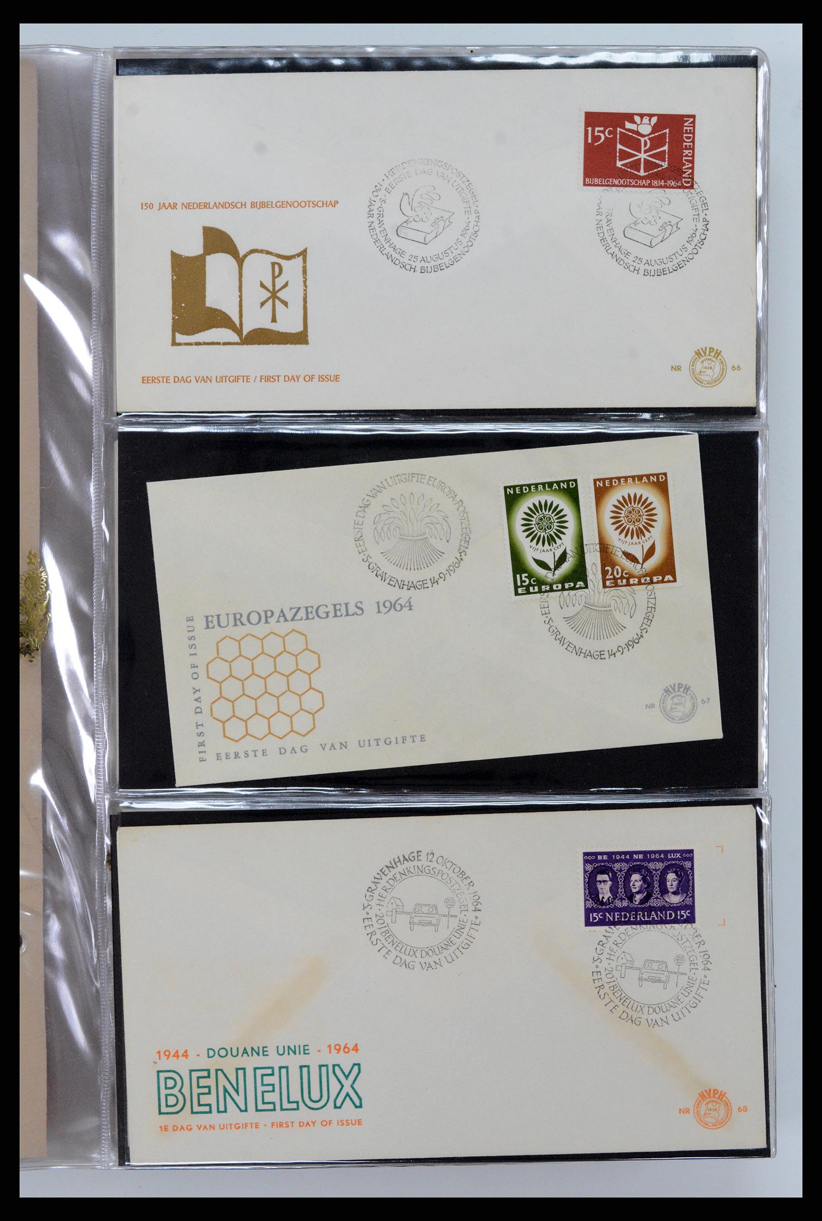 37461 023 - Postzegelverzameling 37461 Nederland FDC's 1950-2014.