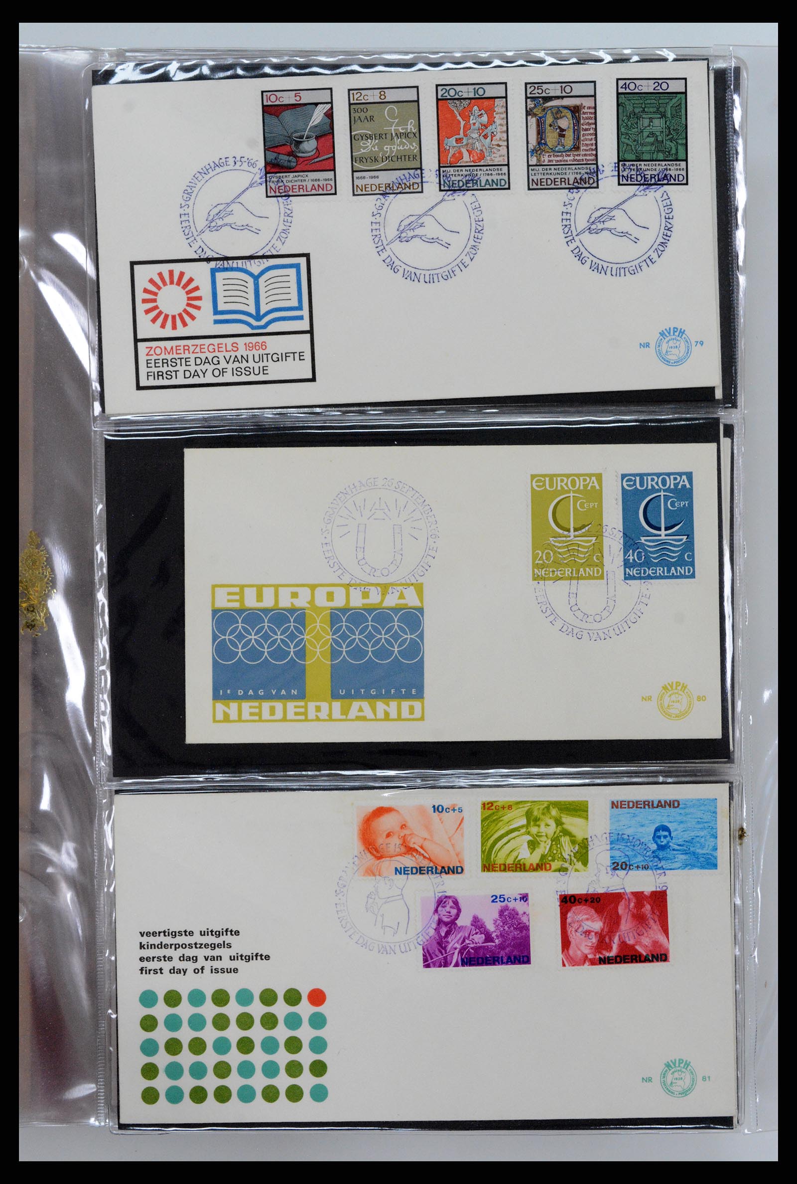 37461 028 - Stamp collection 37461 Netherlands FDC's 1950-2014.