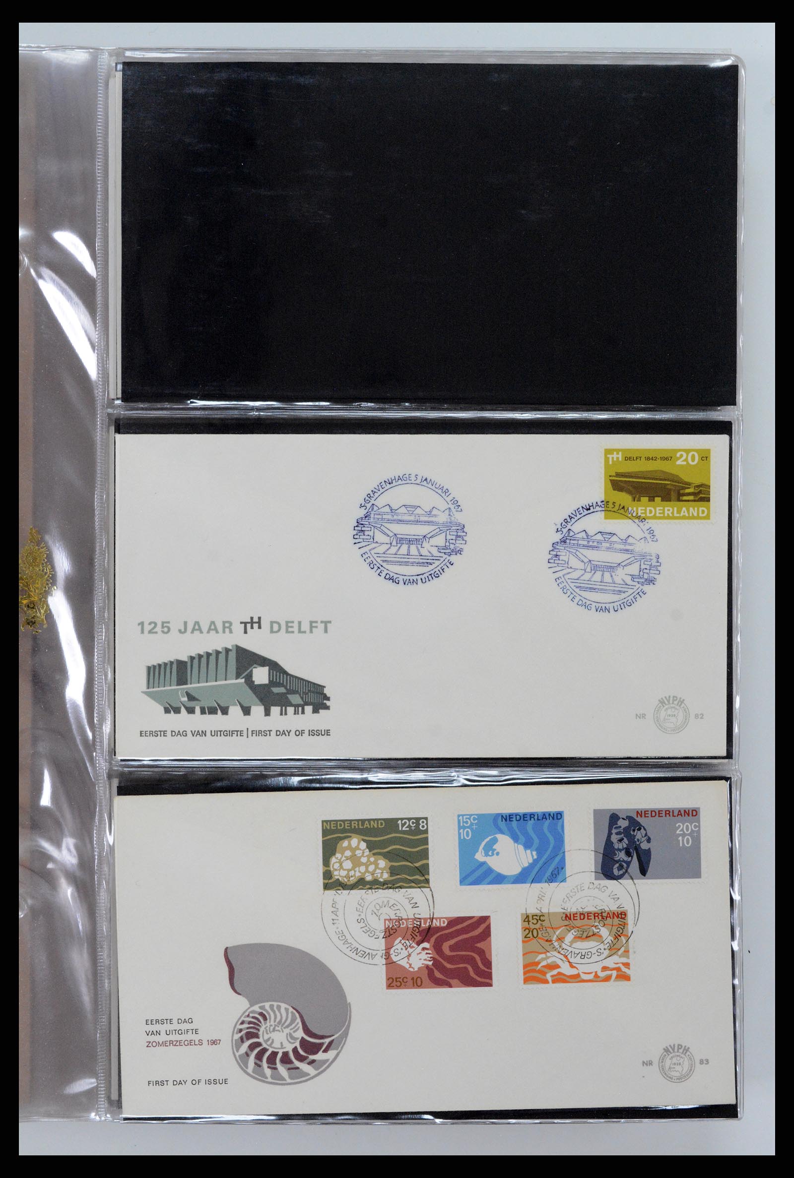 37461 029 - Postzegelverzameling 37461 Nederland FDC's 1950-2014.