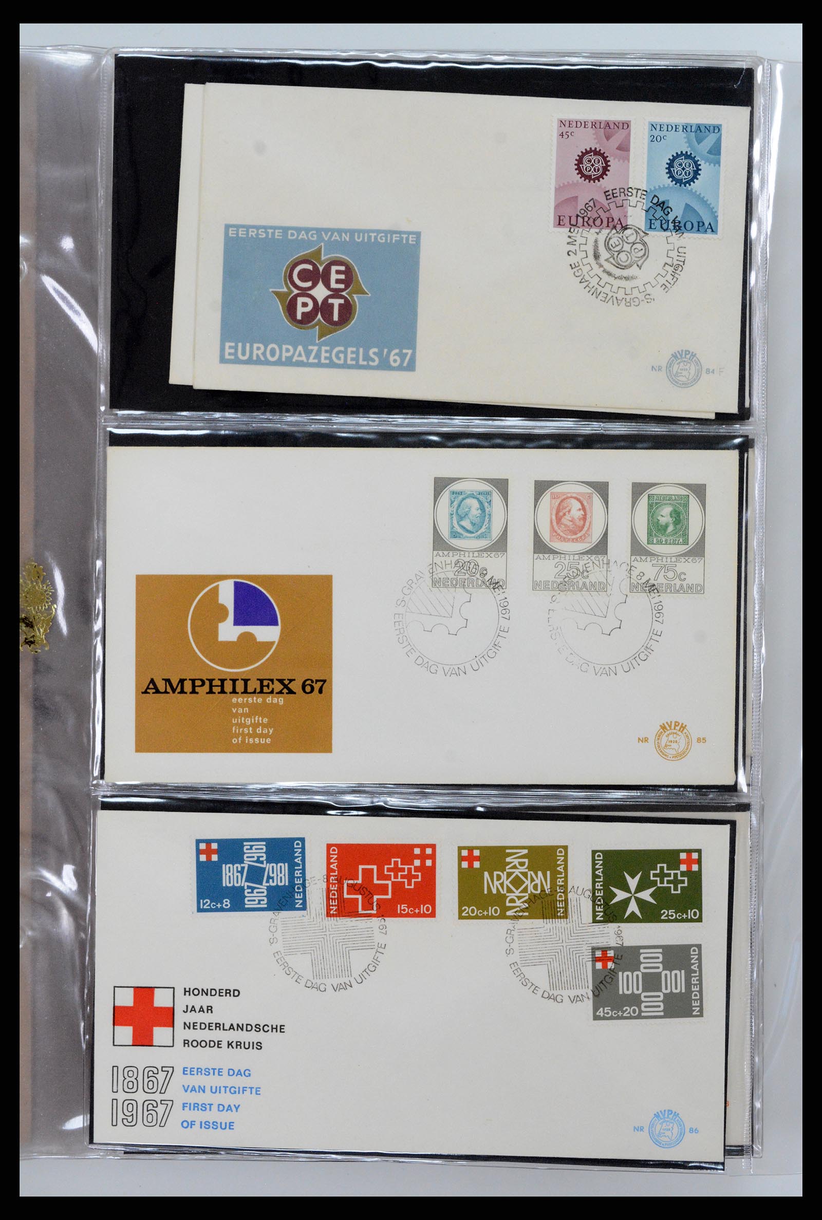 37461 030 - Postzegelverzameling 37461 Nederland FDC's 1950-2014.