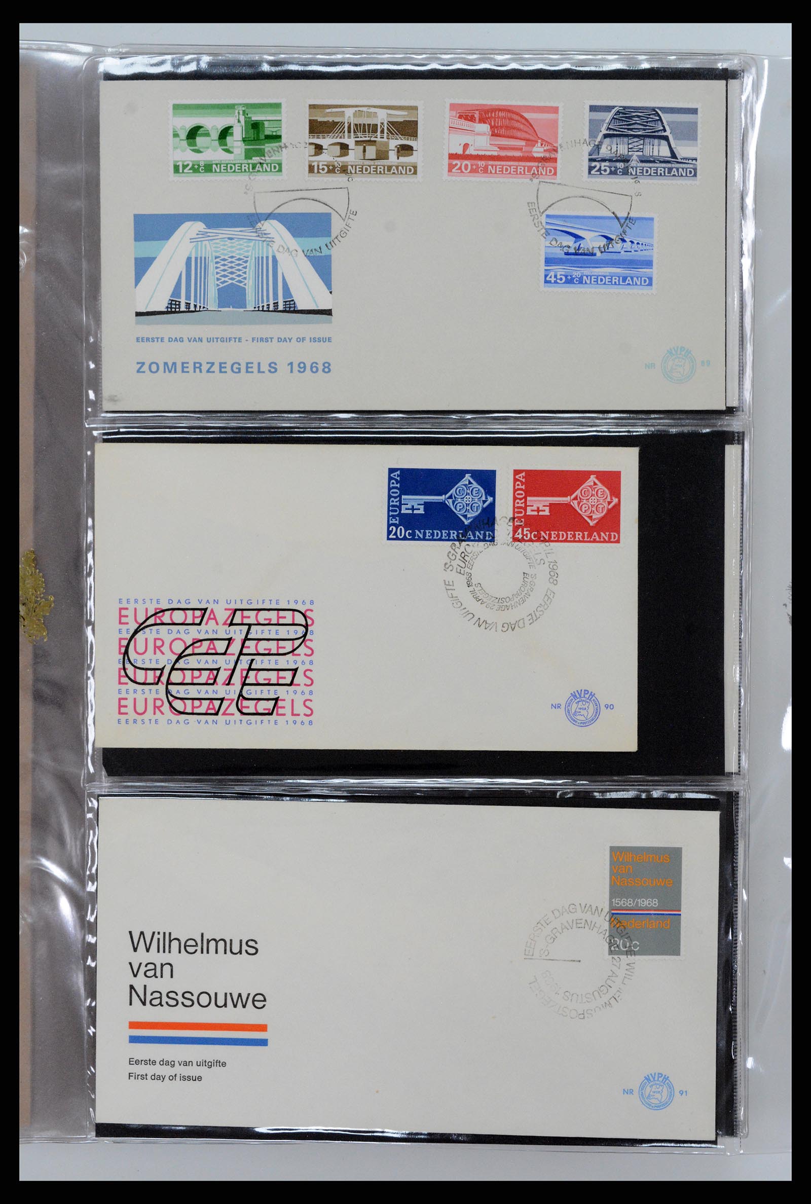 37461 032 - Postzegelverzameling 37461 Nederland FDC's 1950-2014.