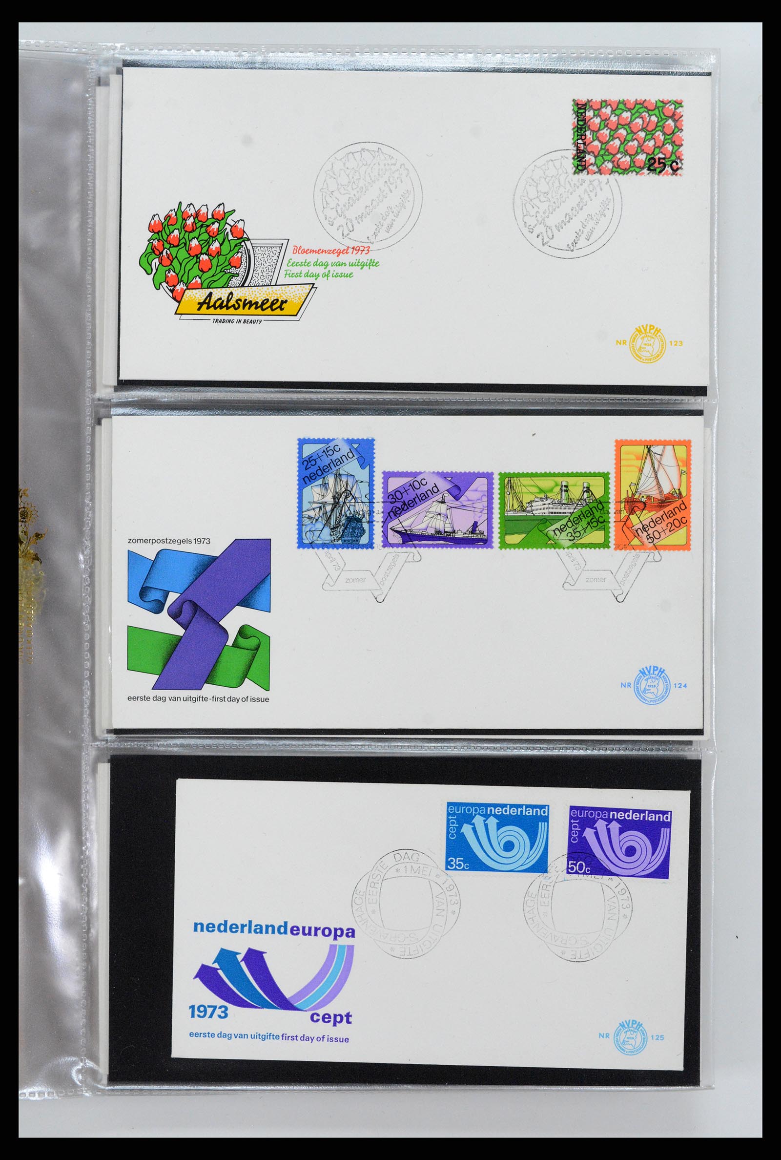 37461 045 - Postzegelverzameling 37461 Nederland FDC's 1950-2014.