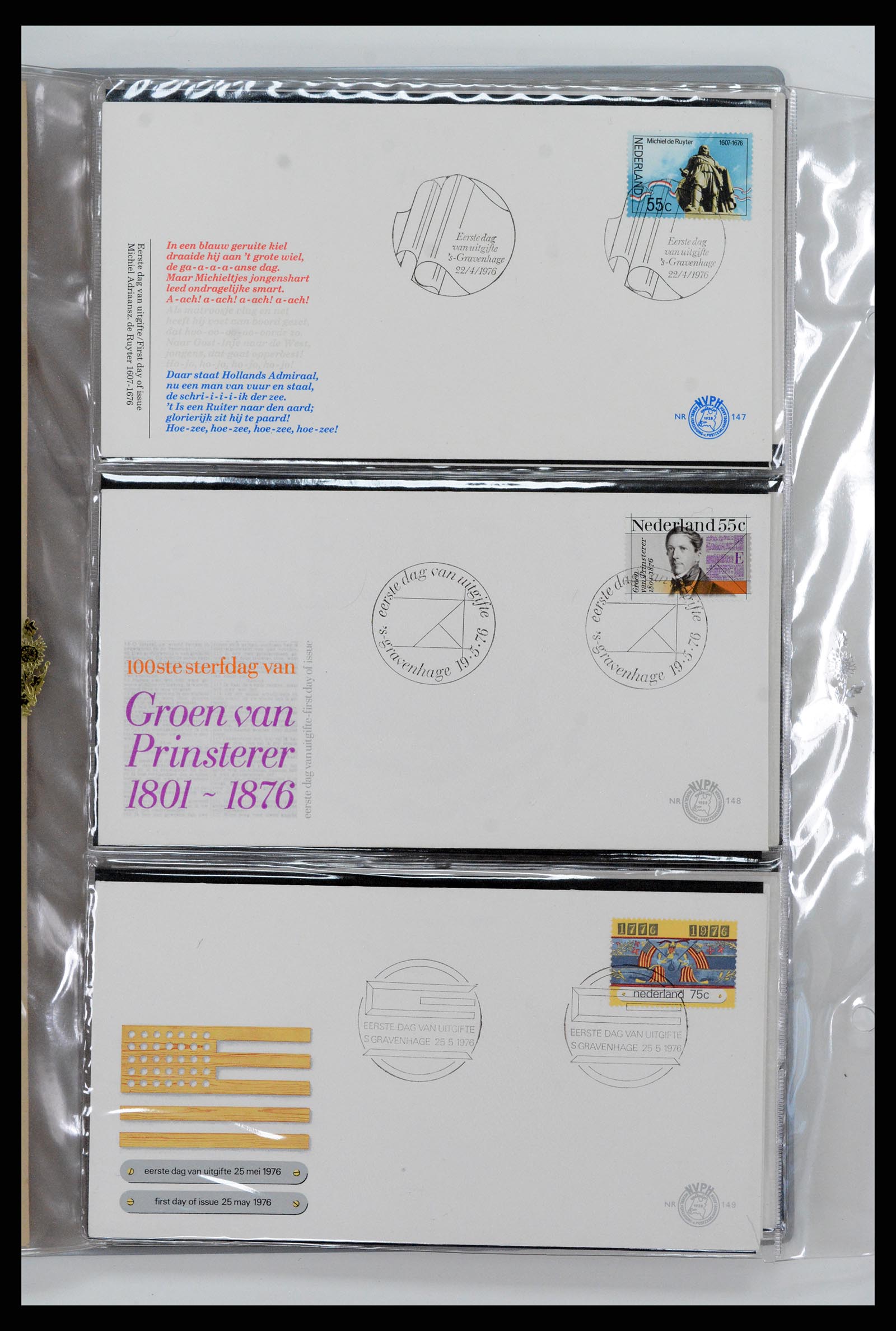 37461 054 - Postzegelverzameling 37461 Nederland FDC's 1950-2014.