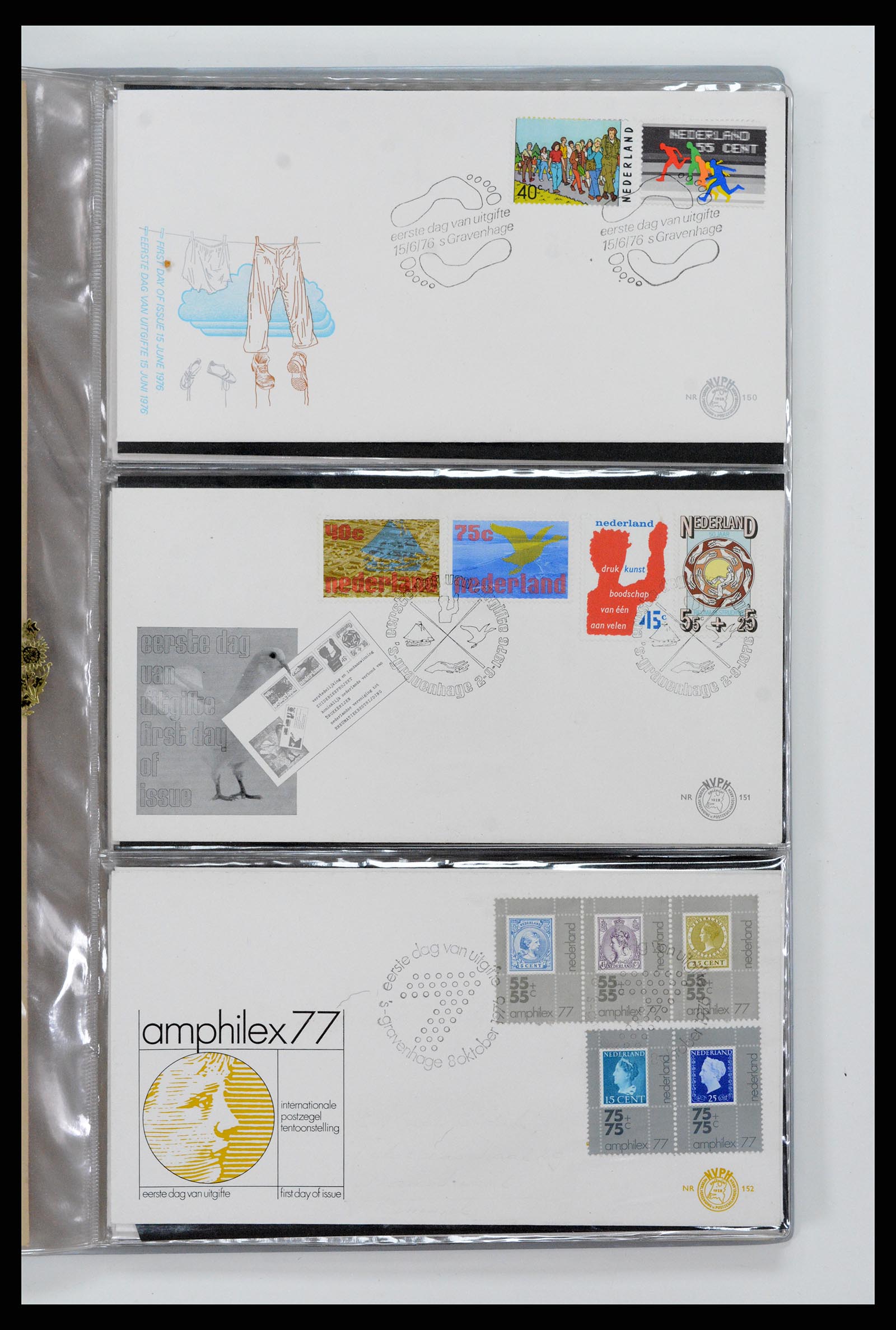 37461 055 - Postzegelverzameling 37461 Nederland FDC's 1950-2014.