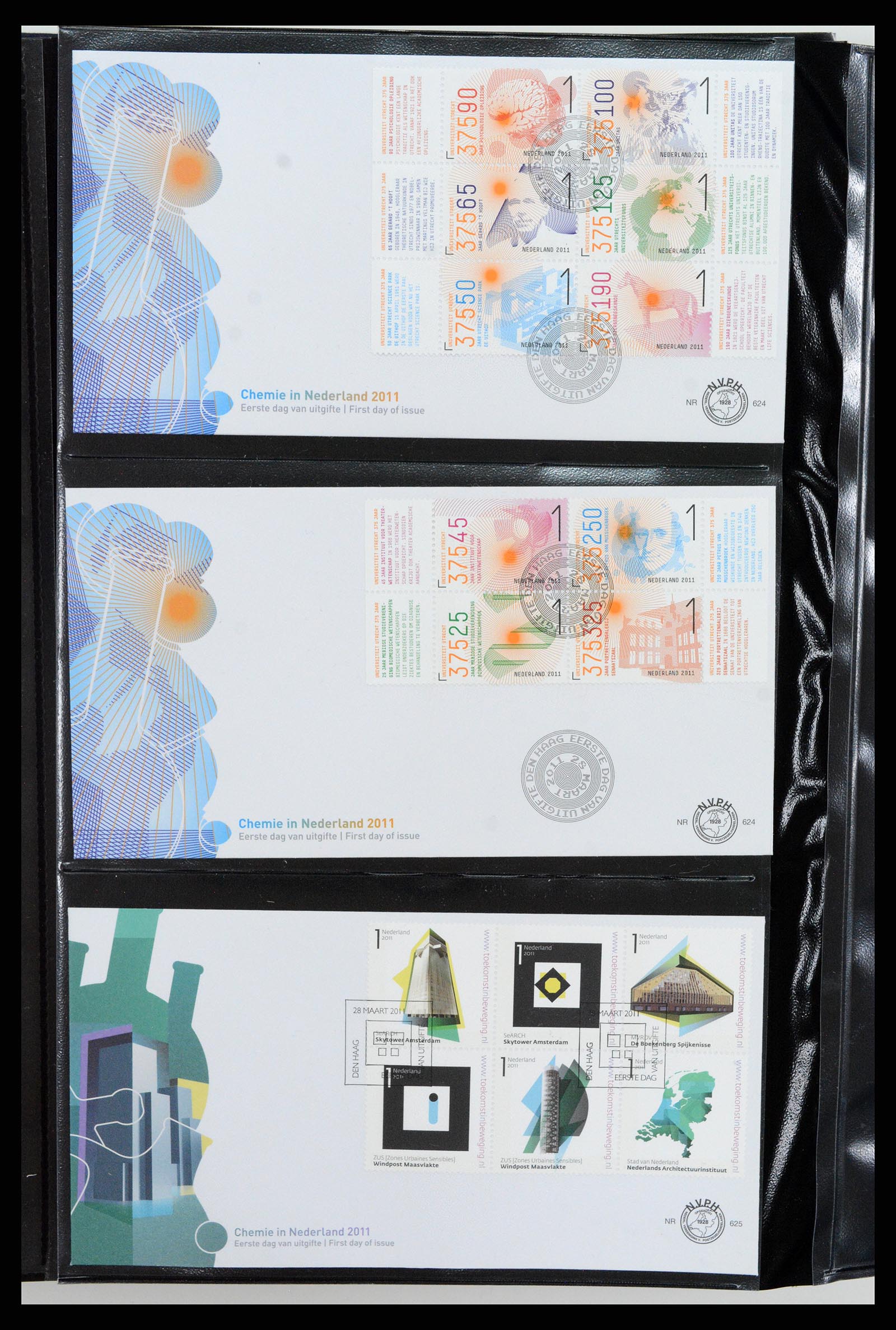 37461 292 - Postzegelverzameling 37461 Nederland FDC's 1950-2014.