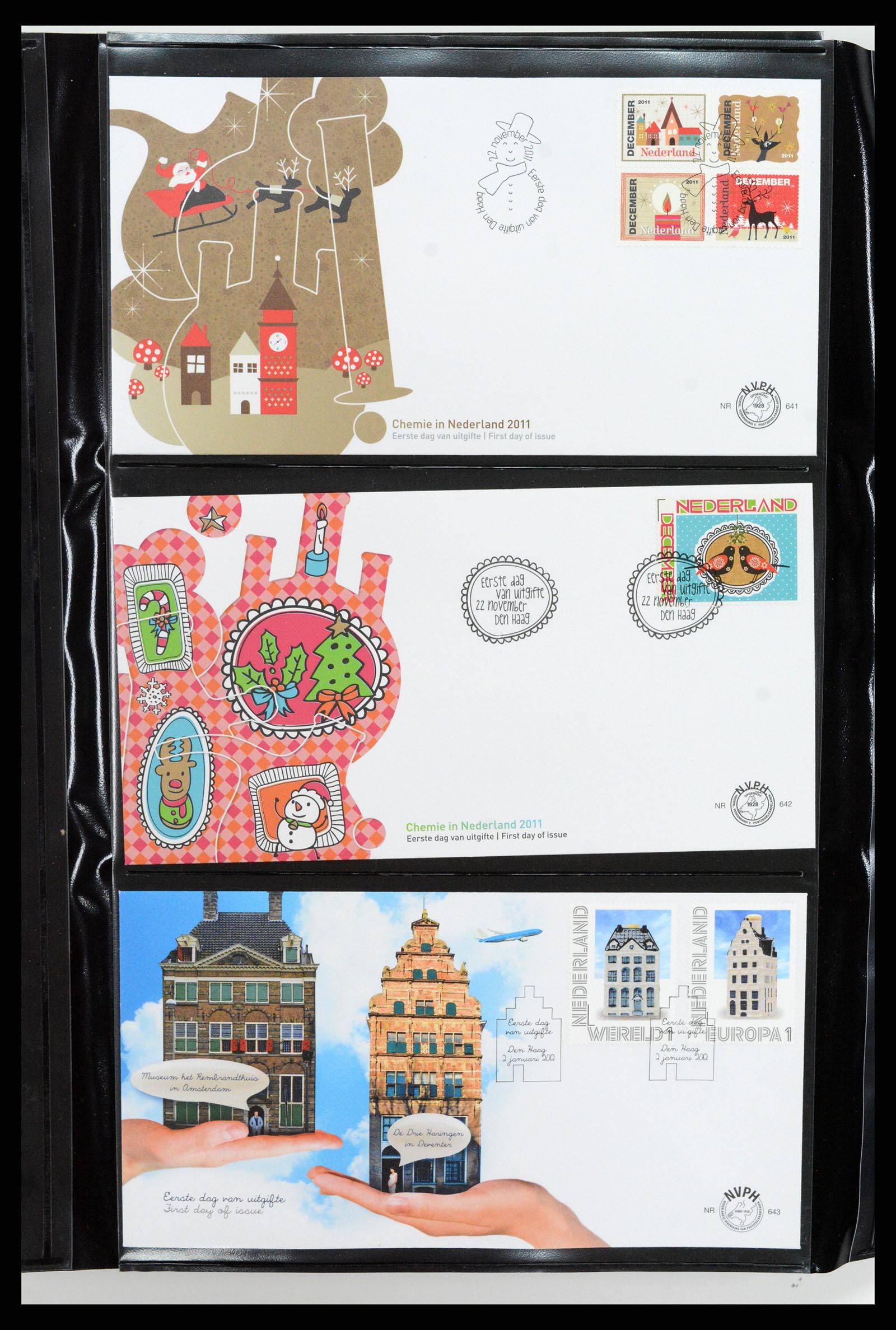 37461 300 - Postzegelverzameling 37461 Nederland FDC's 1950-2014.