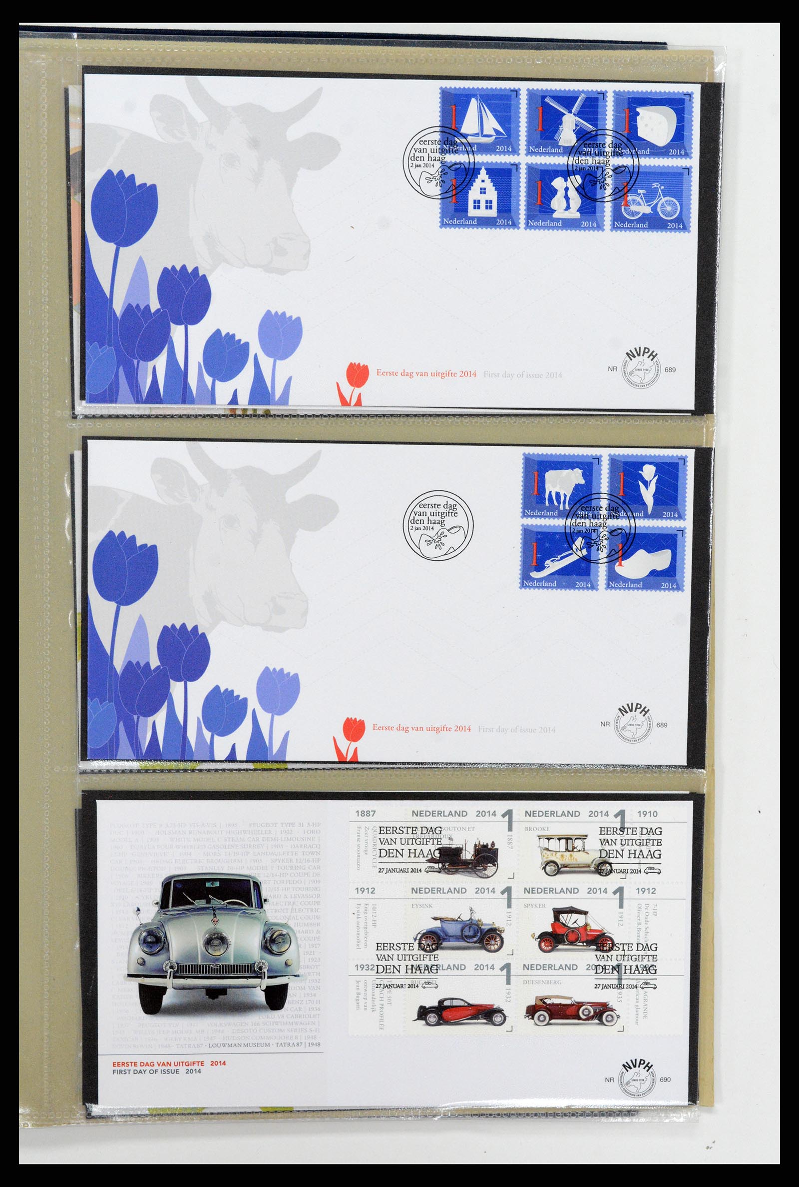 37461 321 - Postzegelverzameling 37461 Nederland FDC's 1950-2014.