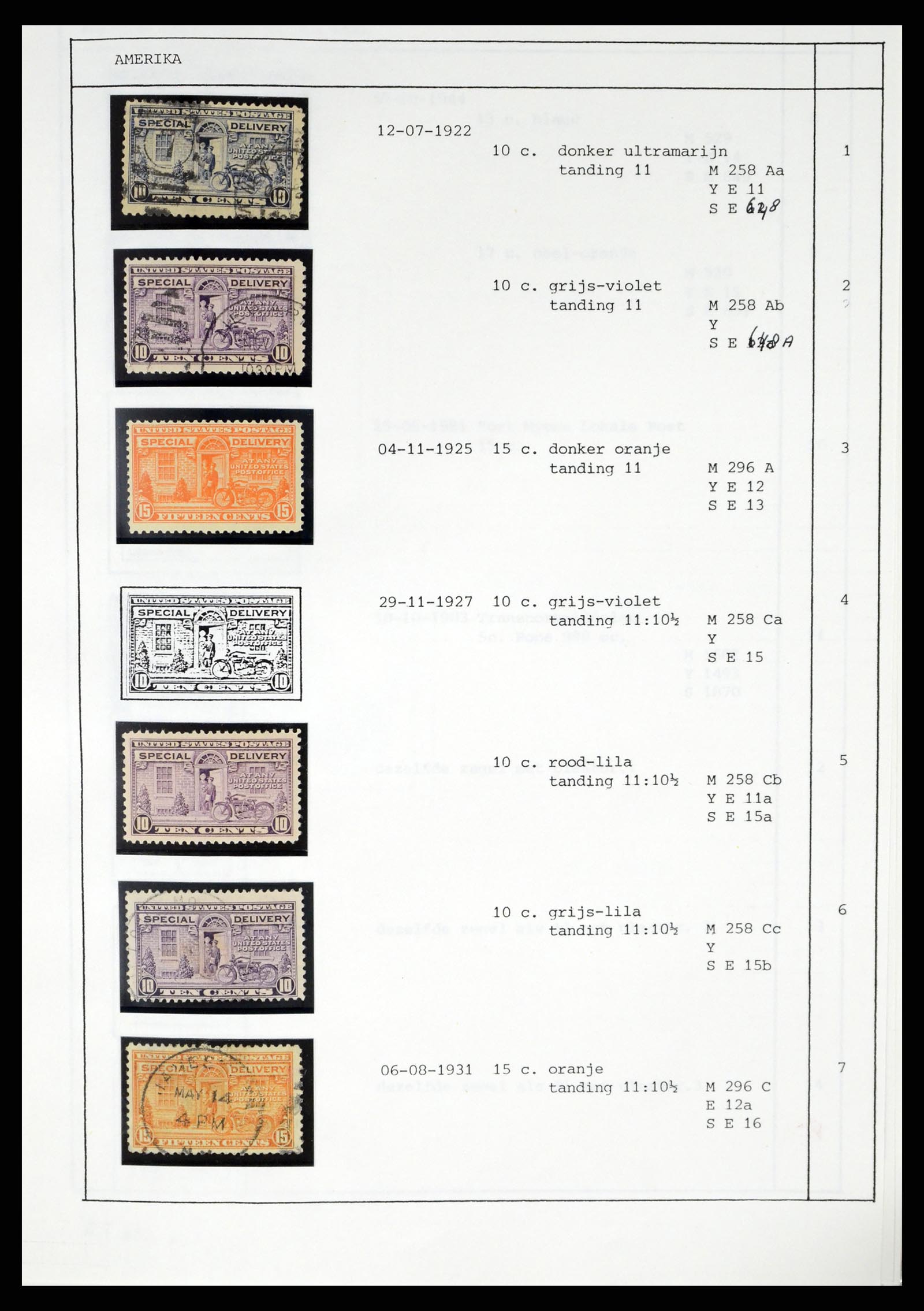 37462 008 - Postzegelverzameling 37462 Motief Motoren 1922-2000.