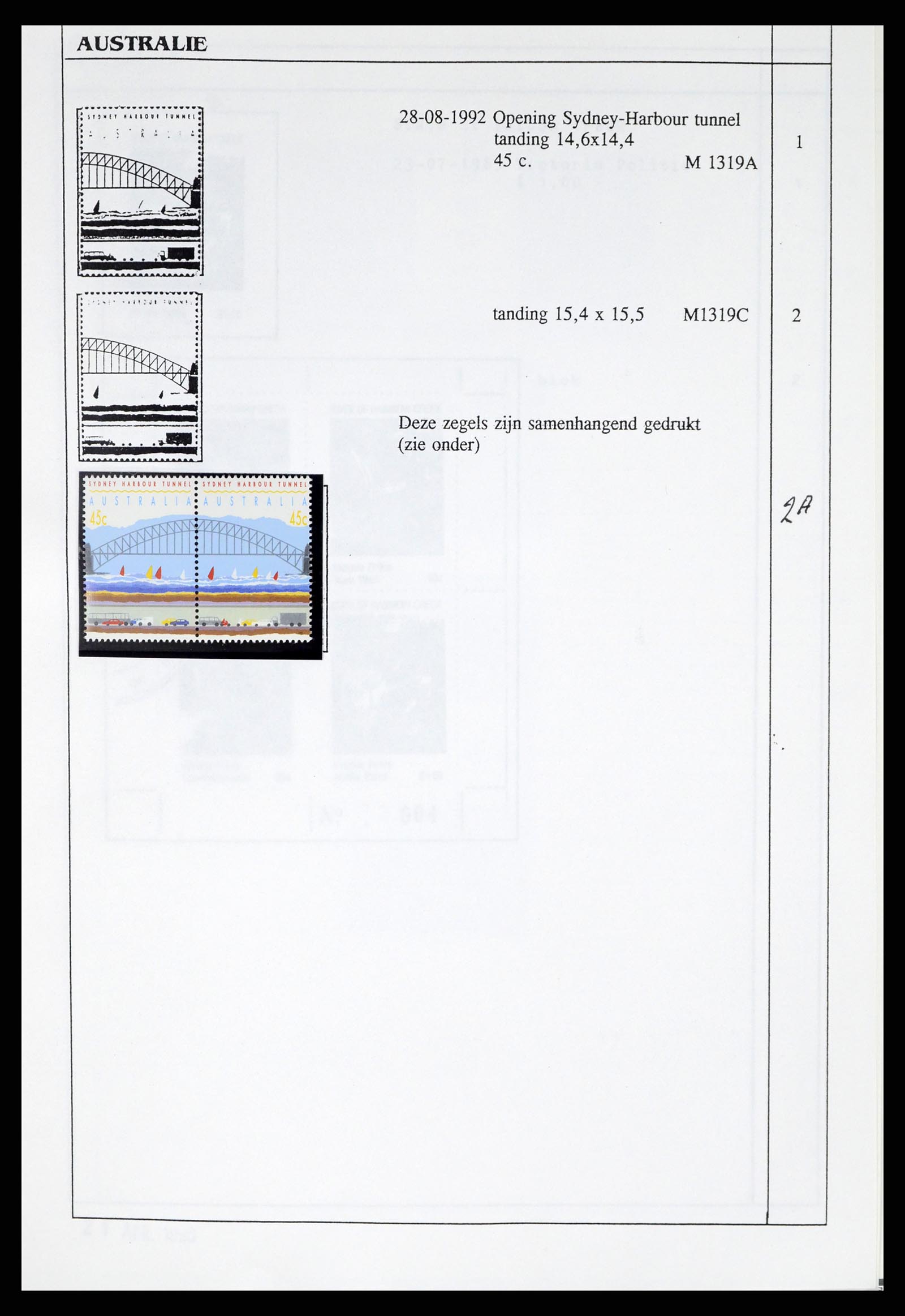 37462 015 - Postzegelverzameling 37462 Motief Motoren 1922-2000.