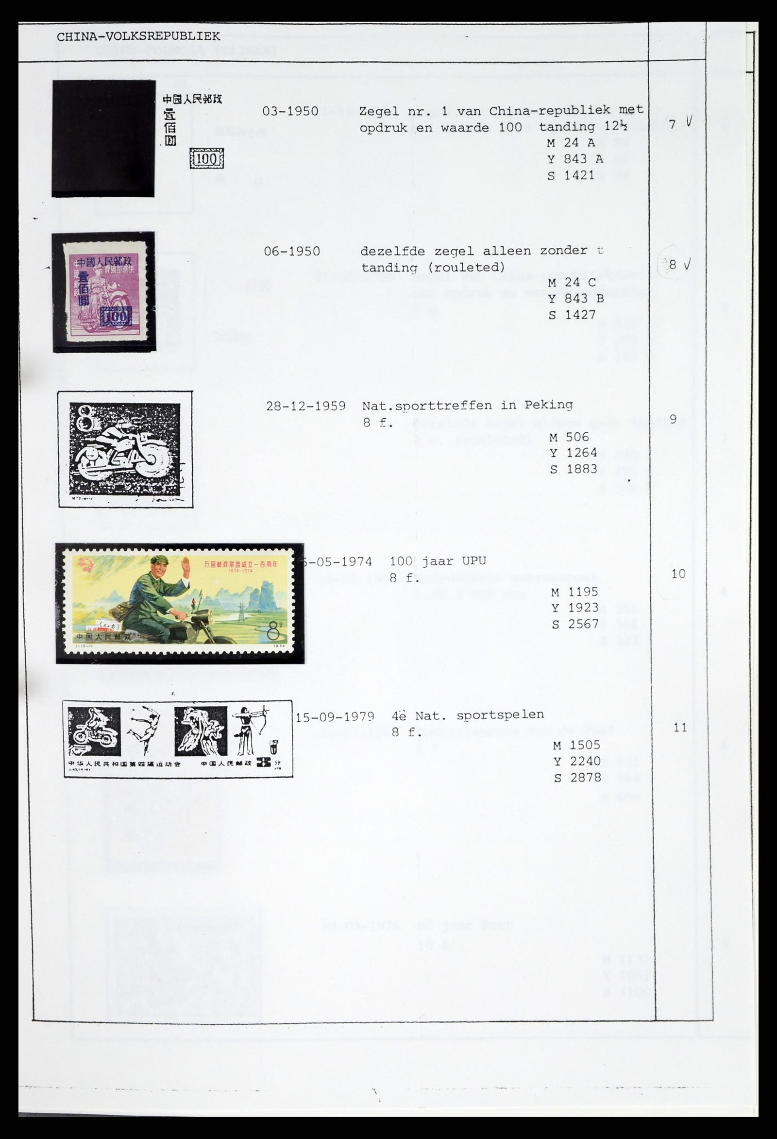 37462 044 - Postzegelverzameling 37462 Motief Motoren 1922-2000.