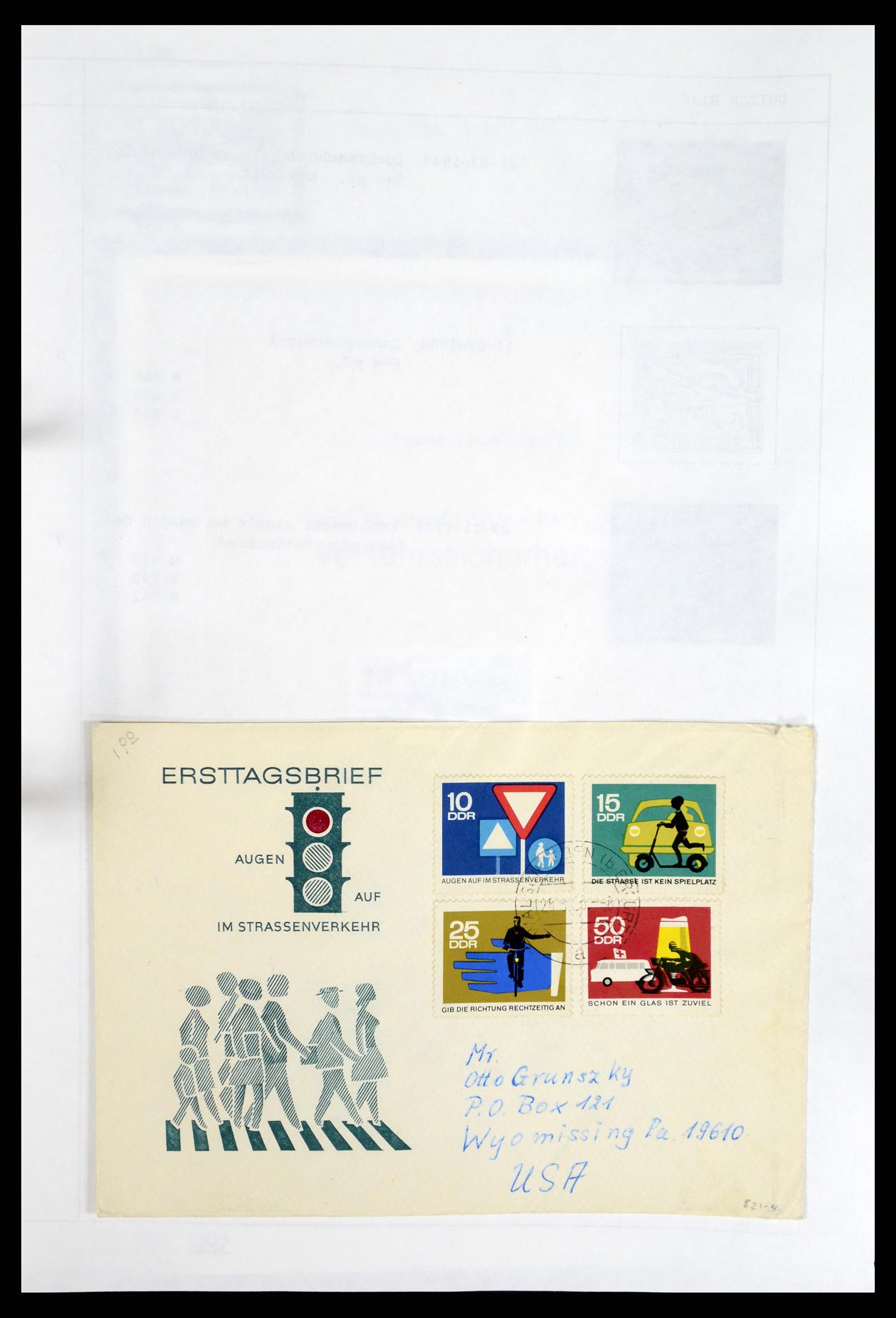 37462 065 - Postzegelverzameling 37462 Motief Motoren 1922-2000.
