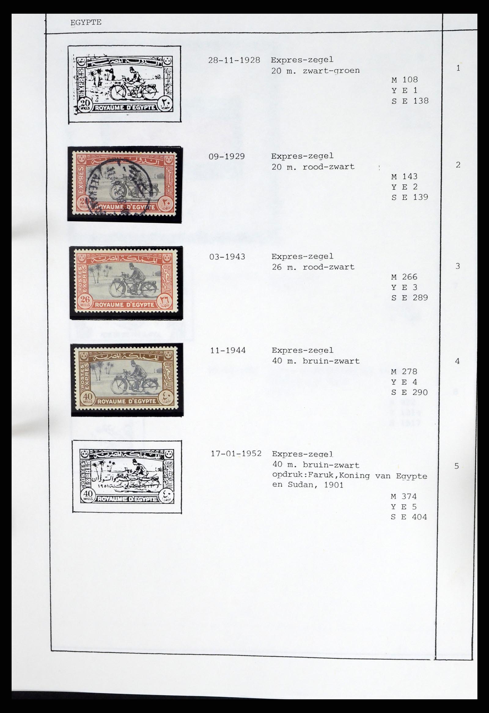 37462 068 - Postzegelverzameling 37462 Motief Motoren 1922-2000.