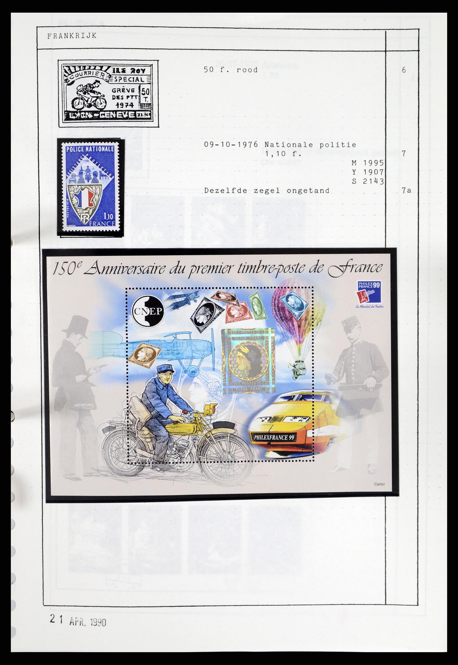 37462 081 - Stamp collection 37462 Thematics Motorcycles 1922-2000.
