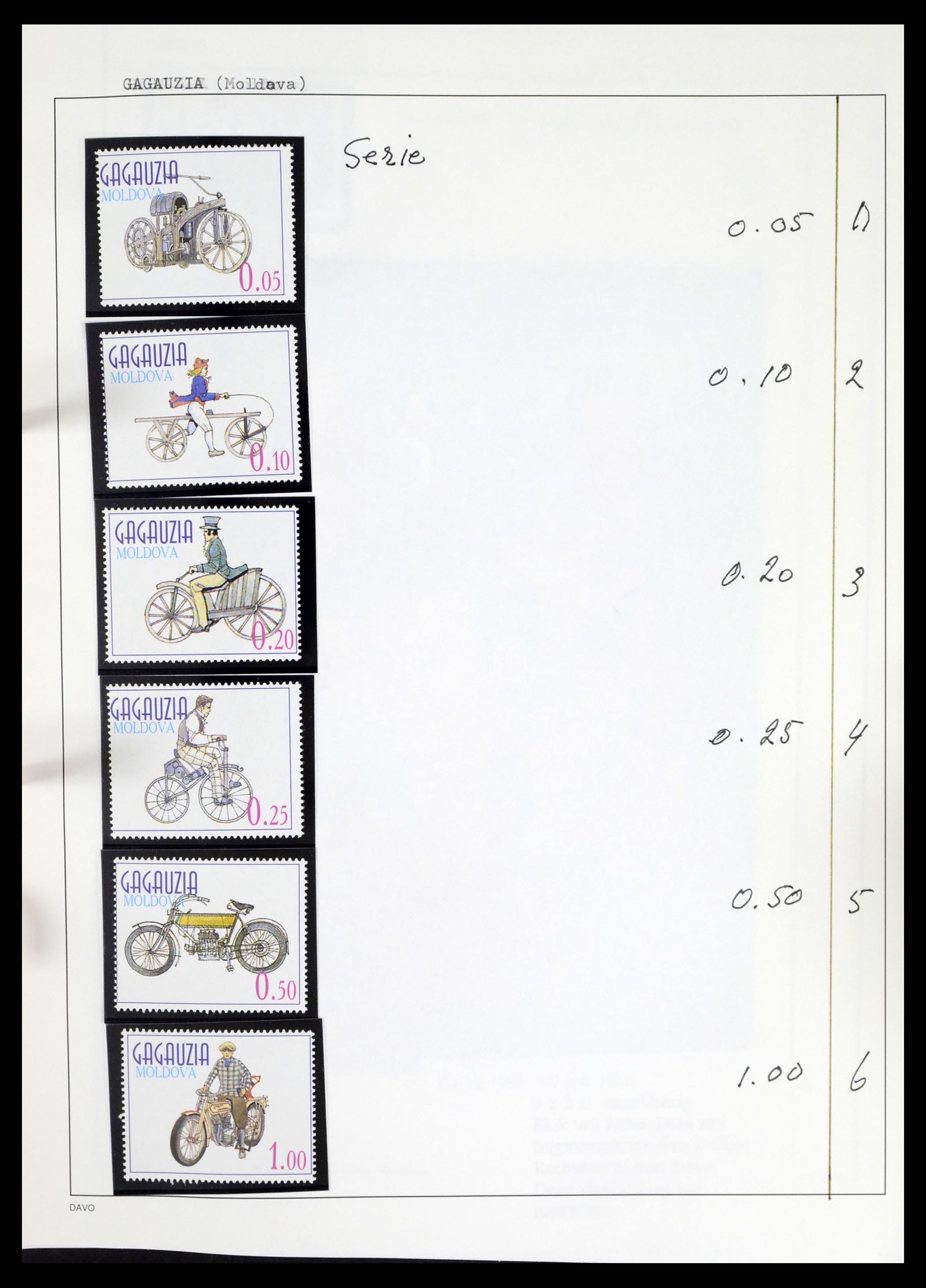 37462 083 - Postzegelverzameling 37462 Motief Motoren 1922-2000.
