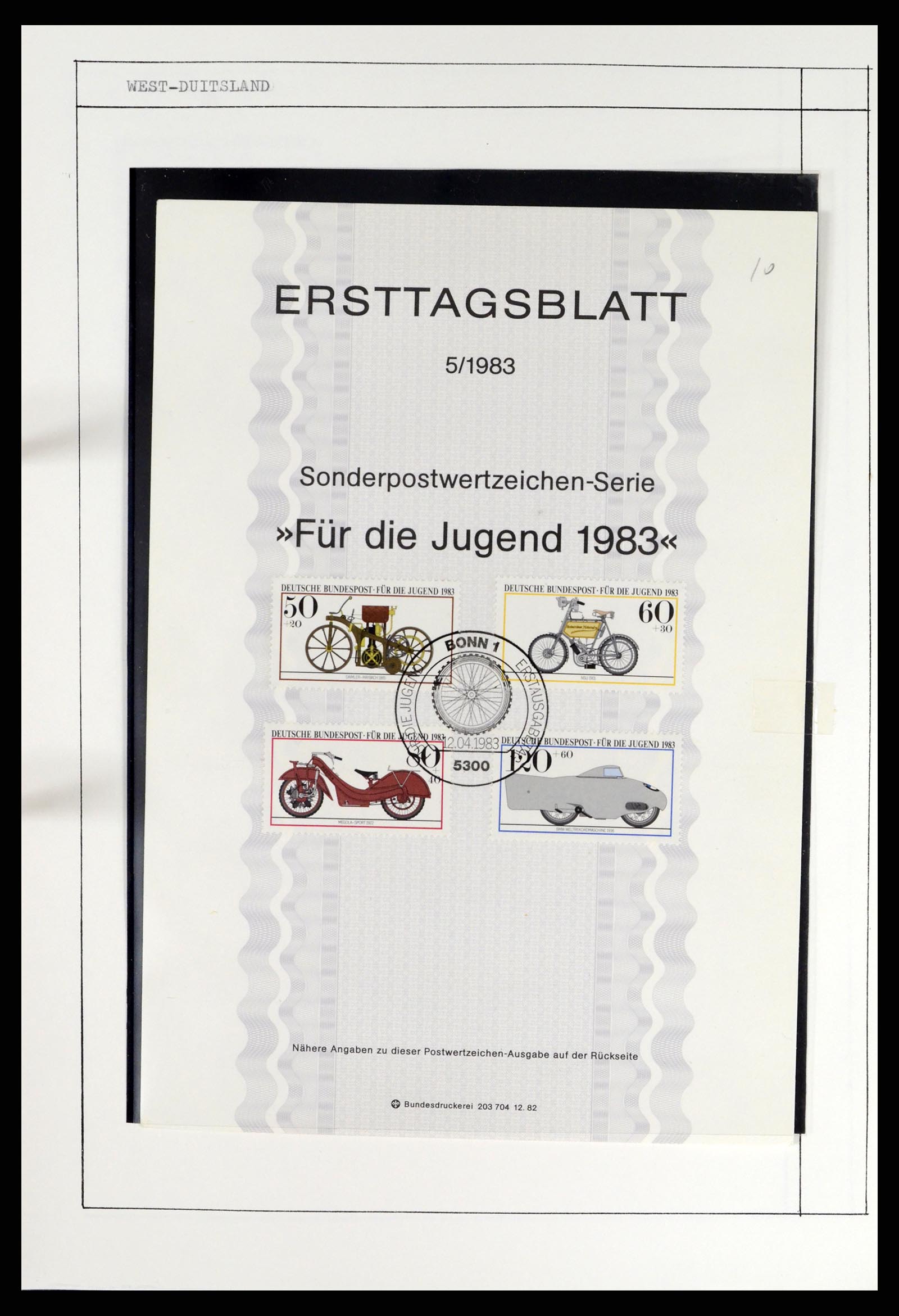 37462 296 - Postzegelverzameling 37462 Motief Motoren 1922-2000.