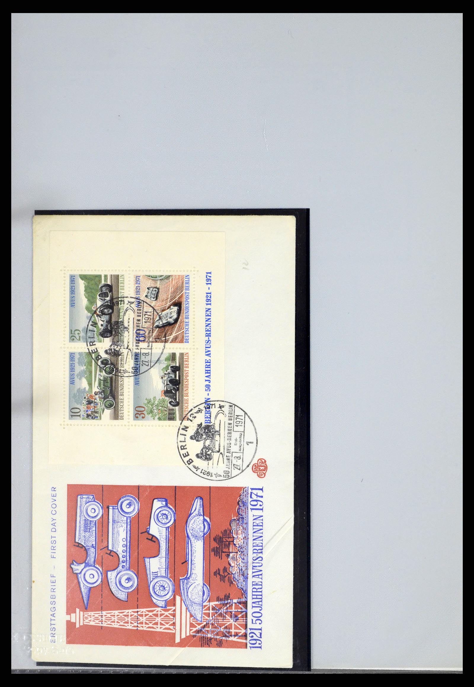 37462 299 - Postzegelverzameling 37462 Motief Motoren 1922-2000.