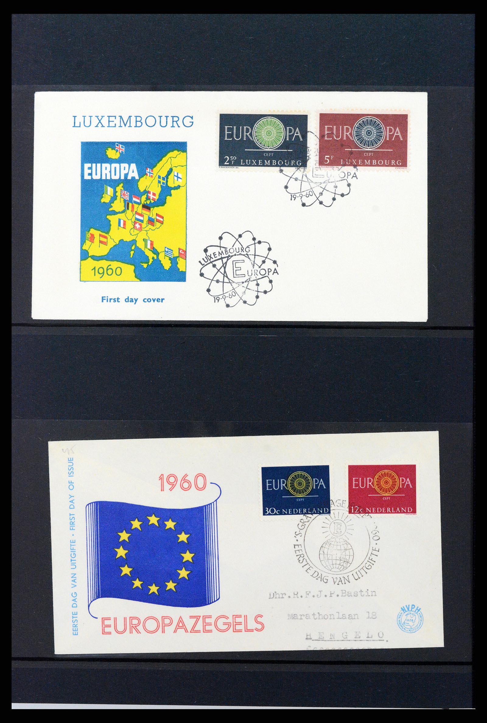 37463 021 - Stamp collection 37463 Europa CEPT FDC's 1956-1994.