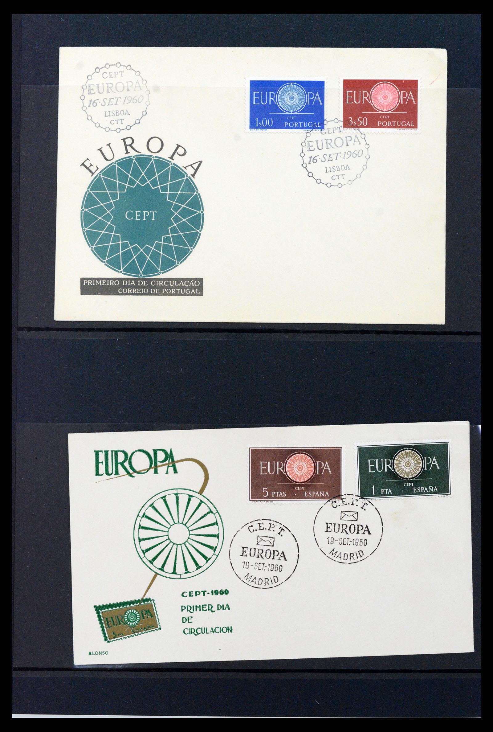 37463 023 - Stamp collection 37463 Europa CEPT FDC's 1956-1994.