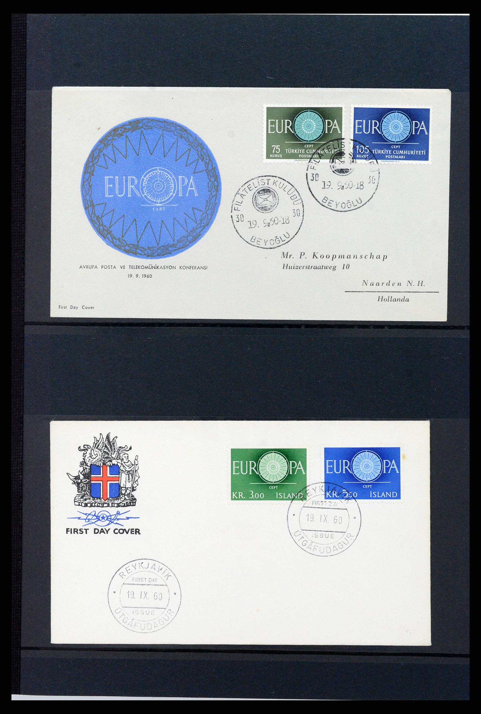 37463 024 - Stamp collection 37463 Europa CEPT FDC's 1956-1994.