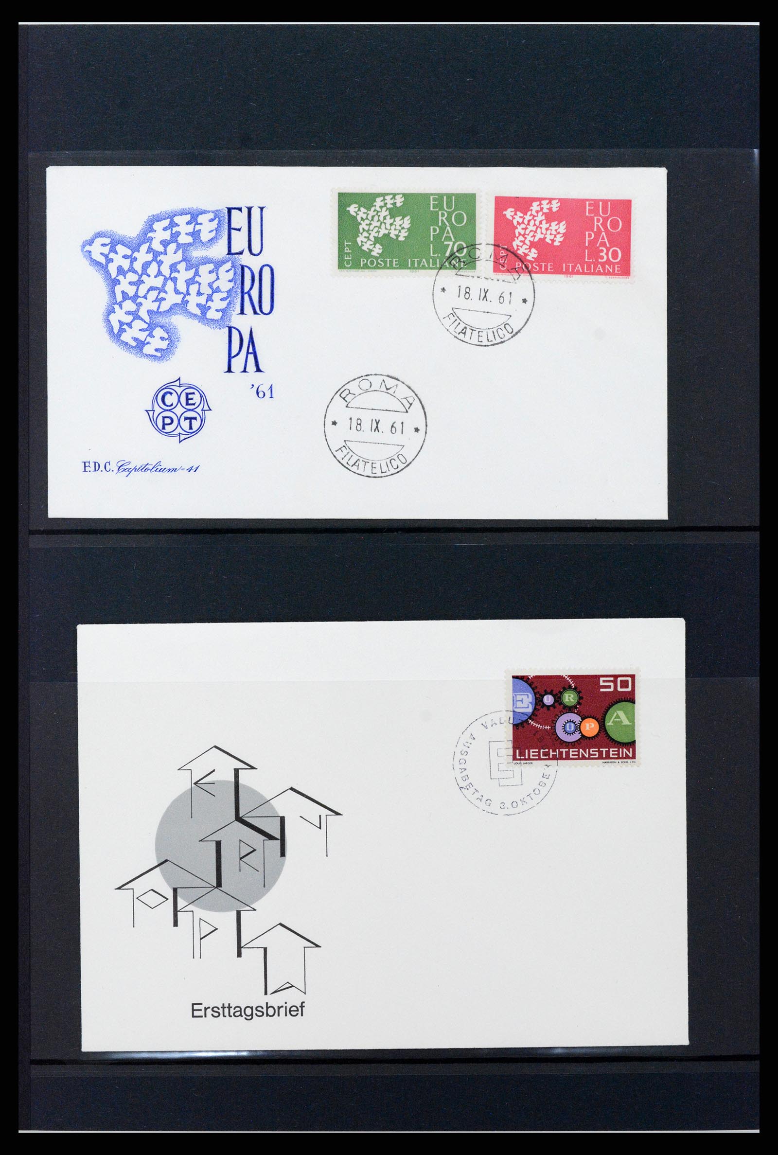 37463 029 - Stamp collection 37463 Europa CEPT FDC's 1956-1994.