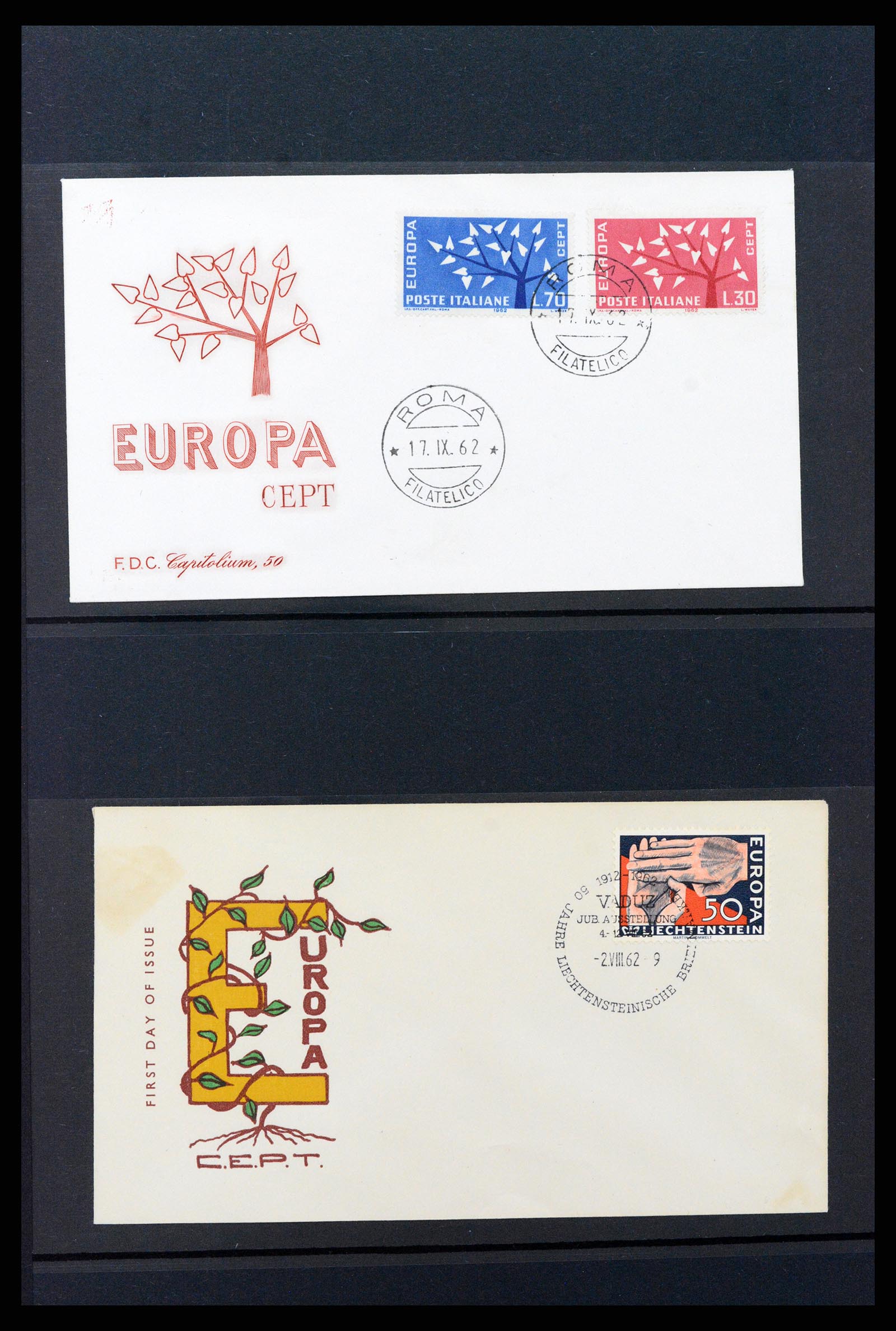 37463 037 - Stamp collection 37463 Europa CEPT FDC's 1956-1994.