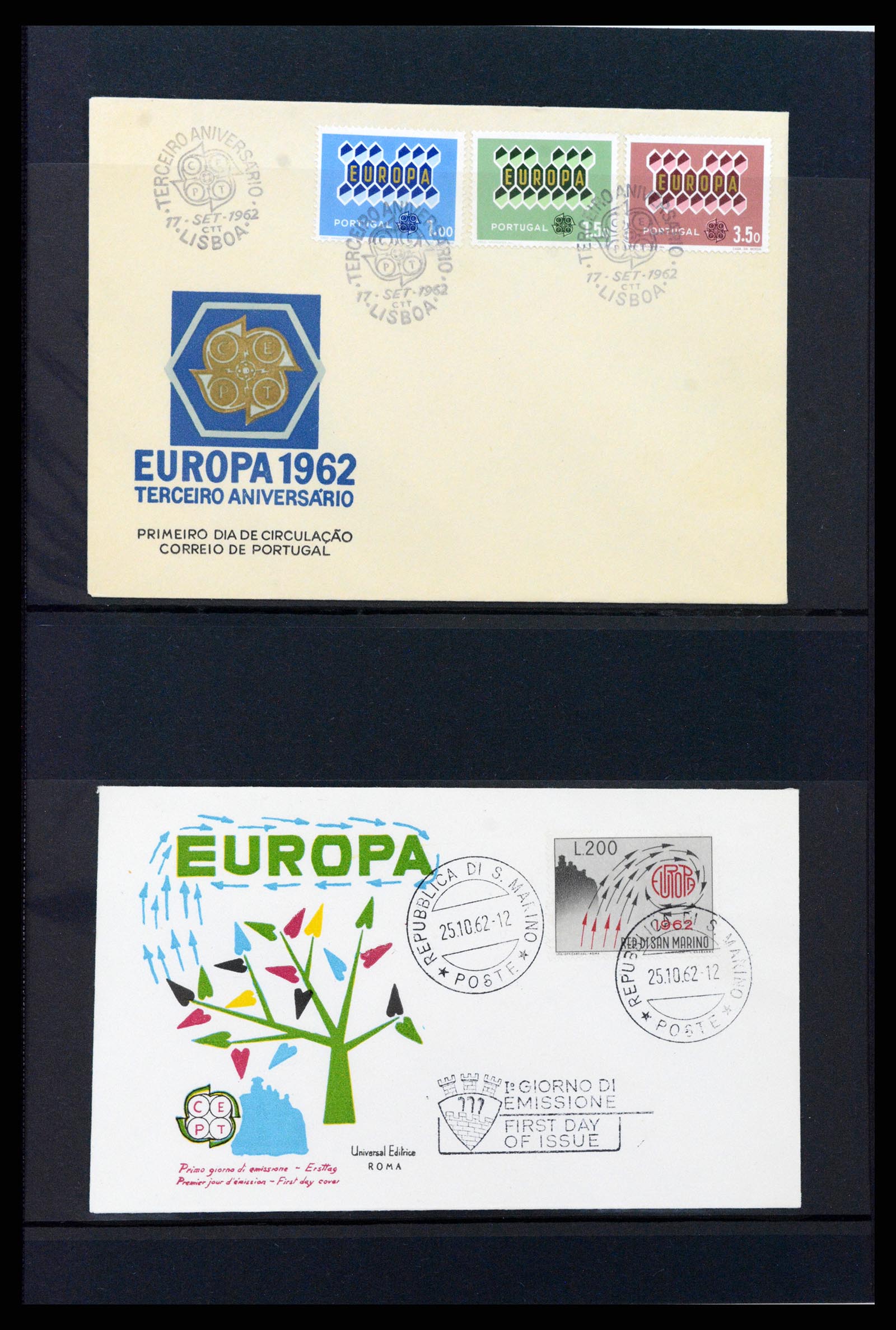 37463 040 - Stamp collection 37463 Europa CEPT FDC's 1956-1994.