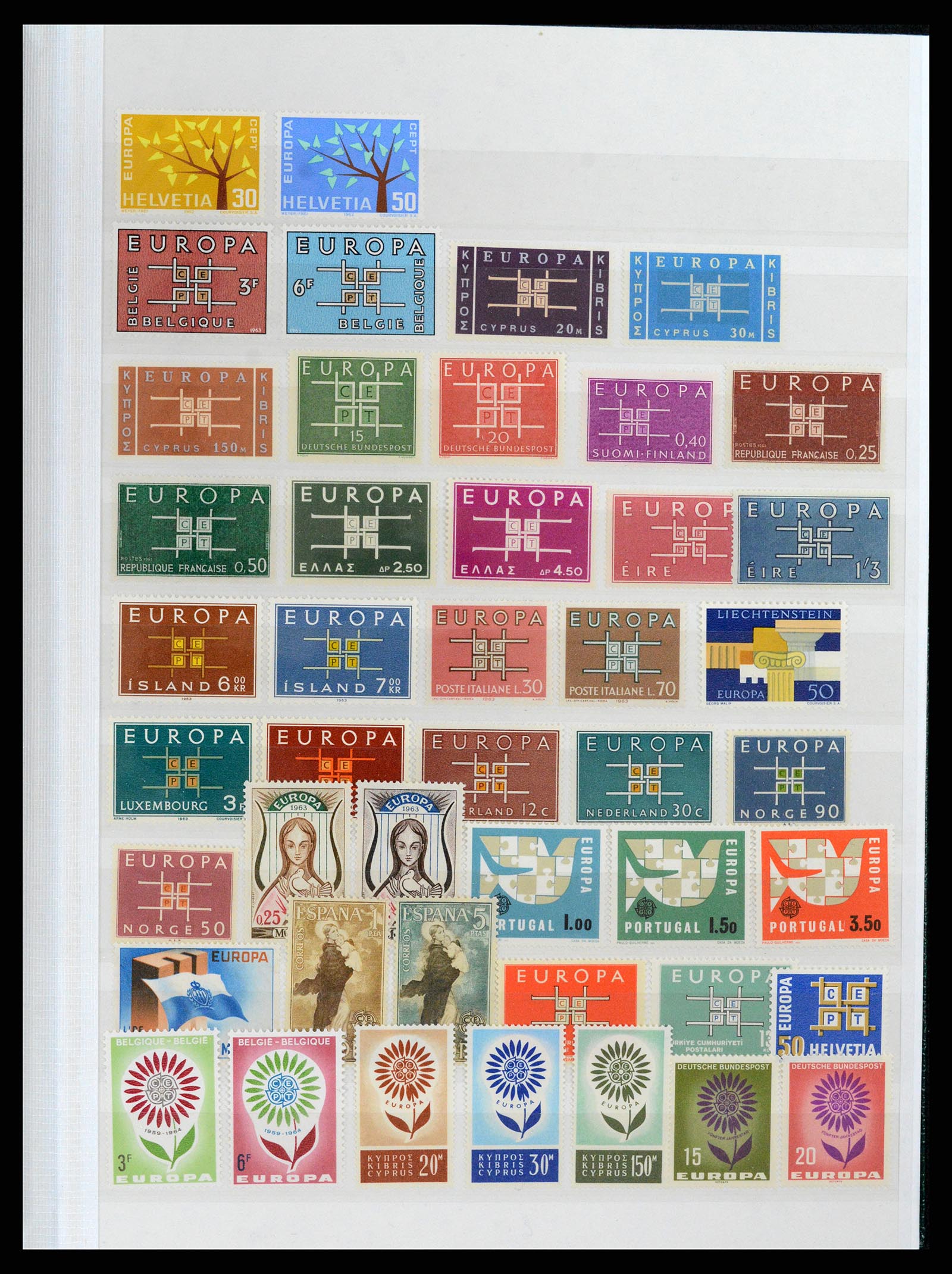 37464 005 - Postzegelverzameling 37464 Europa CEPT 1956-2011.