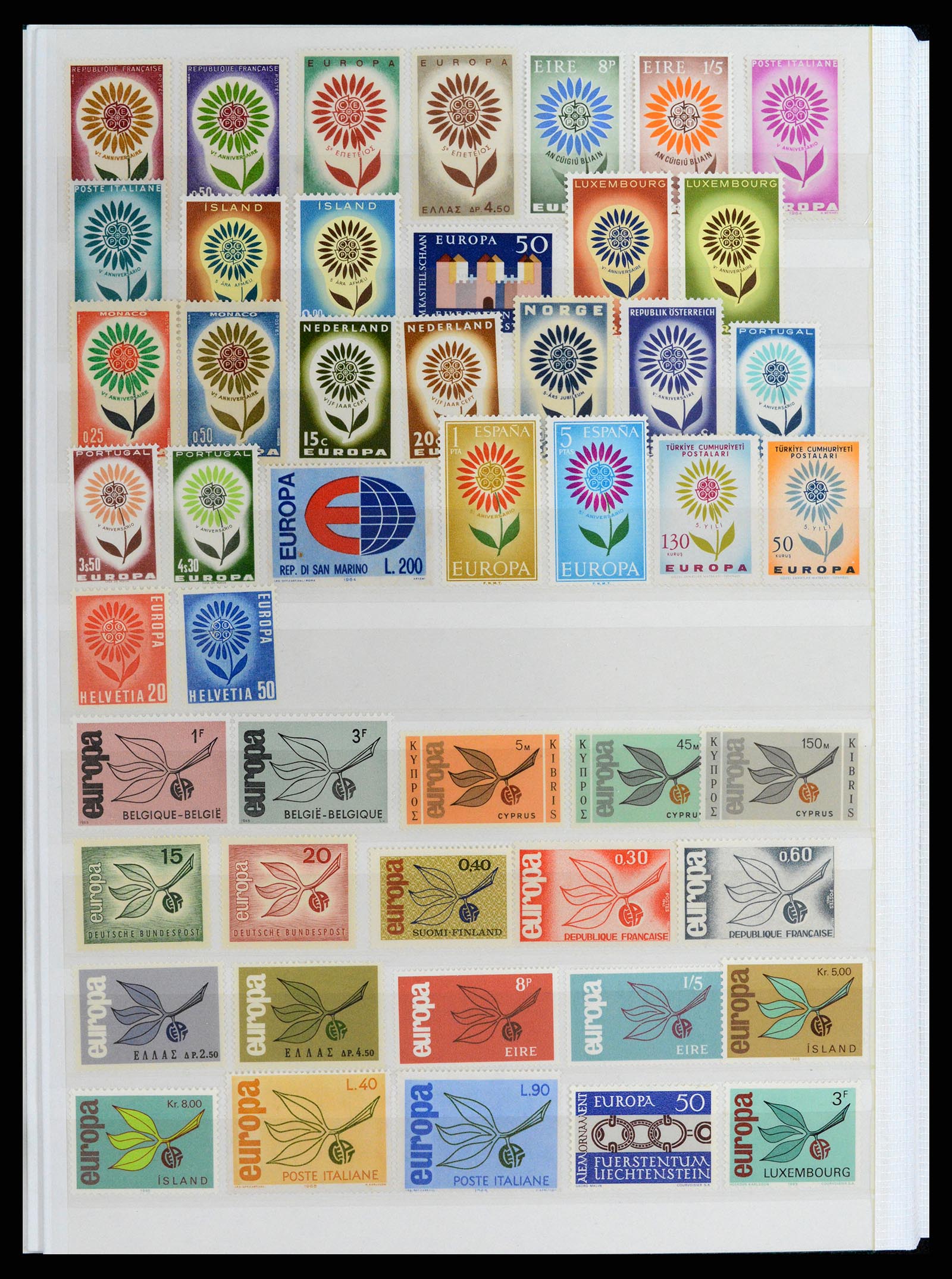 37464 006 - Postzegelverzameling 37464 Europa CEPT 1956-2011.
